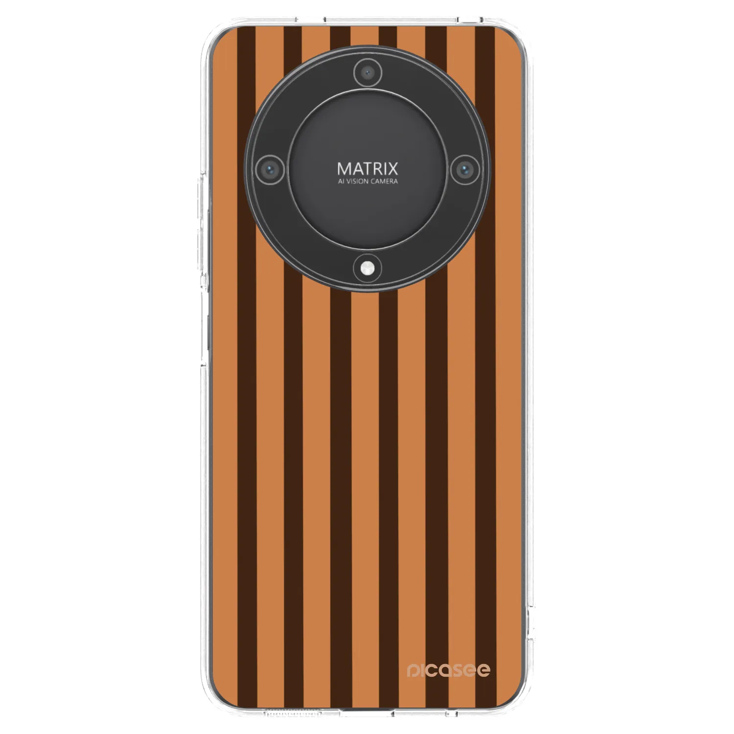 Picasee silikonski prozorni ovitek za Honor Magic5 Lite 5G - Caramel lines