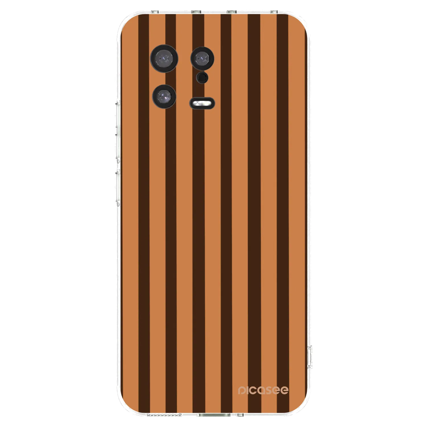 Picasee silikonski prozorni ovitek za Xiaomi 13 - Caramel lines