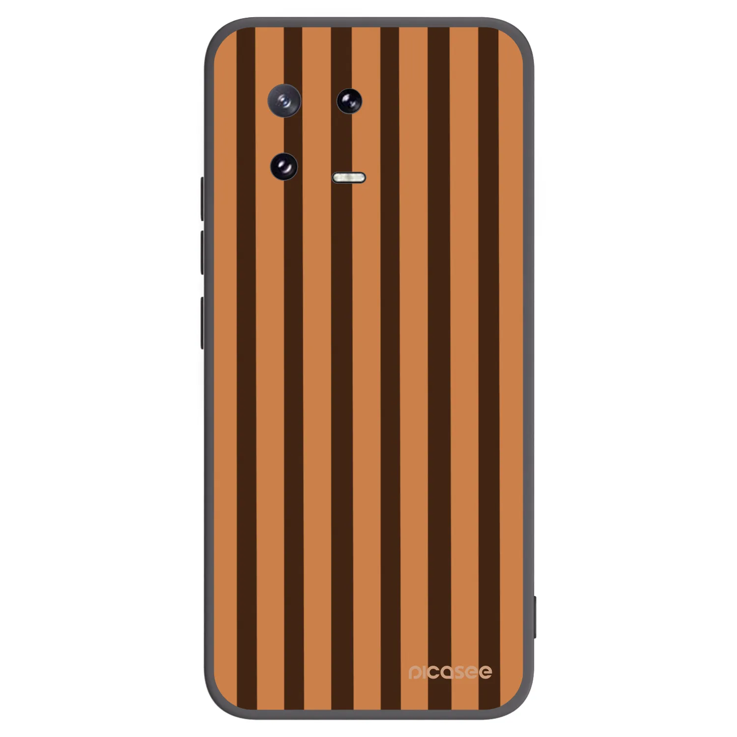 Picasee silikonski črni ovitek za Xiaomi 13 Pro - Caramel lines