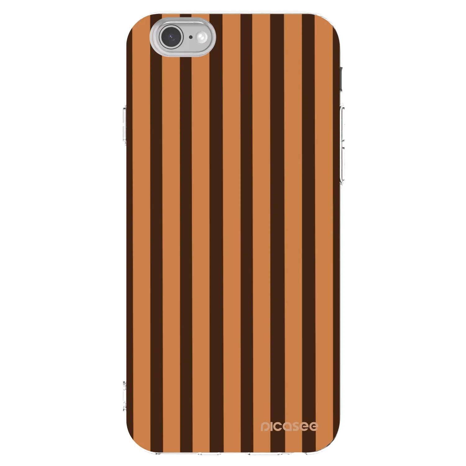 Picasee silikonski prozorni ovitek za Apple iPhone 6/6S - Caramel lines