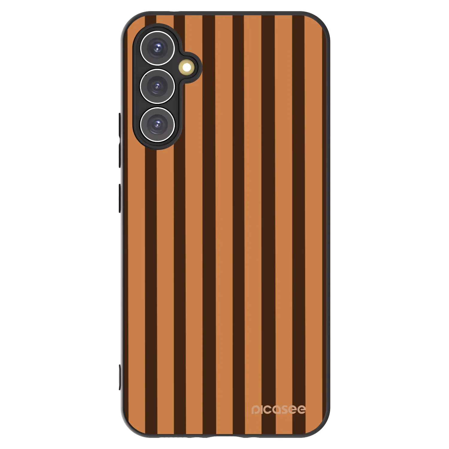 Picasee silikonski črni ovitek za Samsung Galaxy A34 5G A346B - Caramel lines