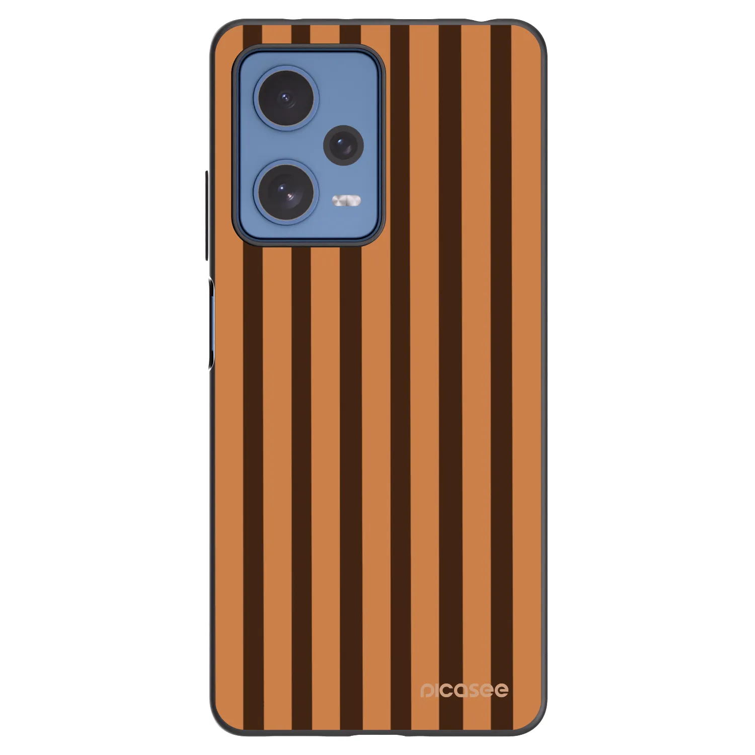 Picasee silikonski črni ovitek za Xiaomi Redmi Note 12 Pro 5G - Caramel lines