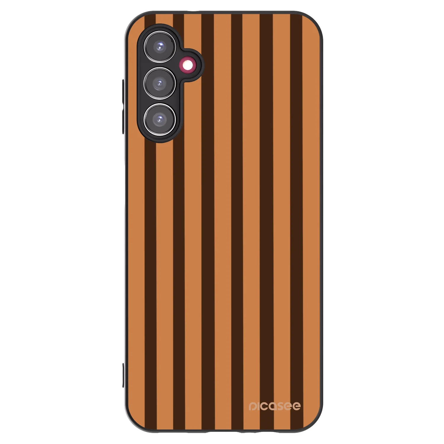 Picasee silikonski črni ovitek za Samsung Galaxy A14 4G A145R - Caramel lines