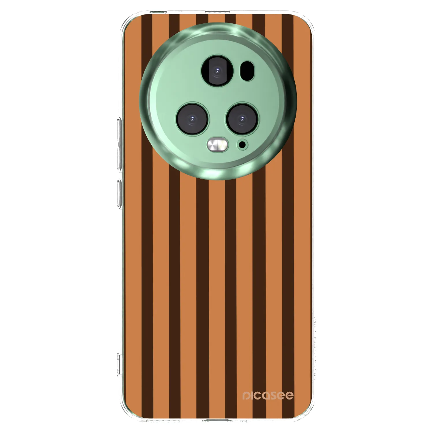 Picasee silikonski prozorni ovitek za Honor Magic5 Pro - Caramel lines