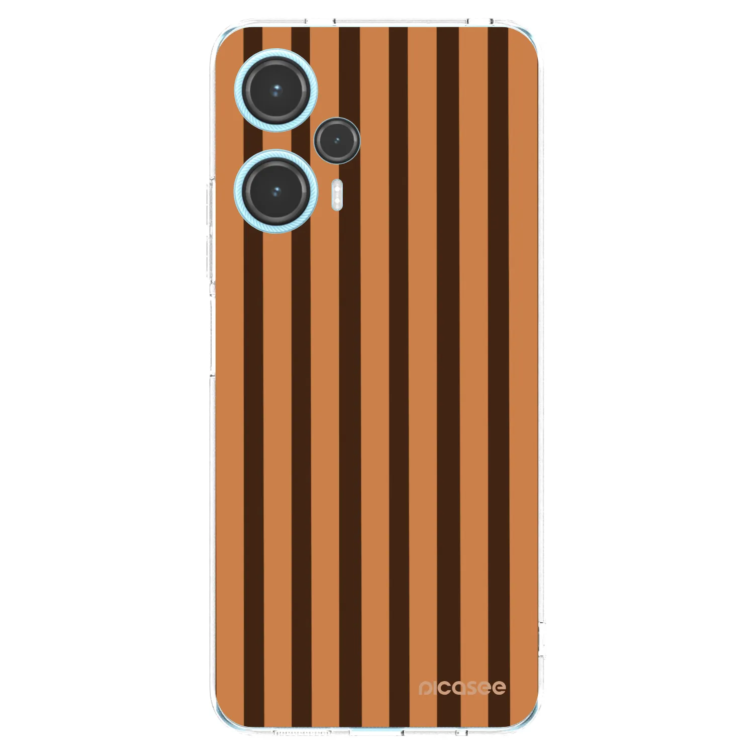 Picasee silikonski prozorni ovitek za Xiaomi Poco F5 - Caramel lines