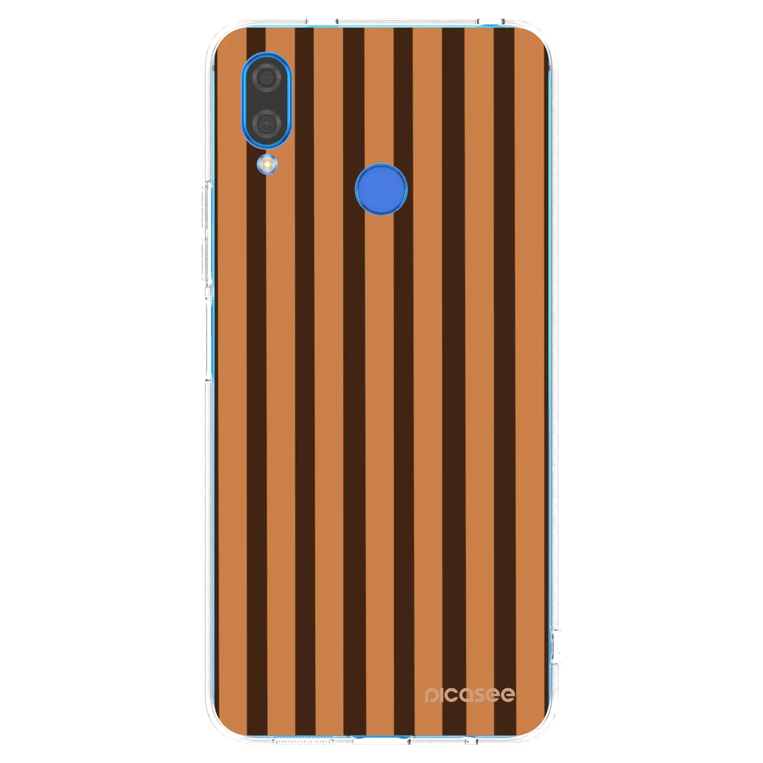 Picasee silikonski prozorni ovitek za Huawei Nova 3i - Caramel lines