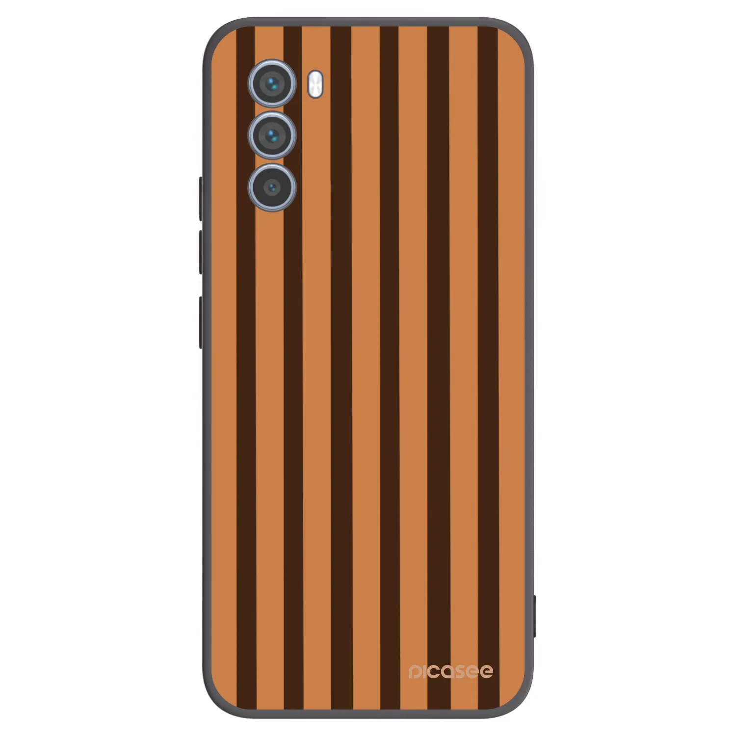 Picasee silikonski črni ovitek za Motorola Moto G62 - Caramel lines
