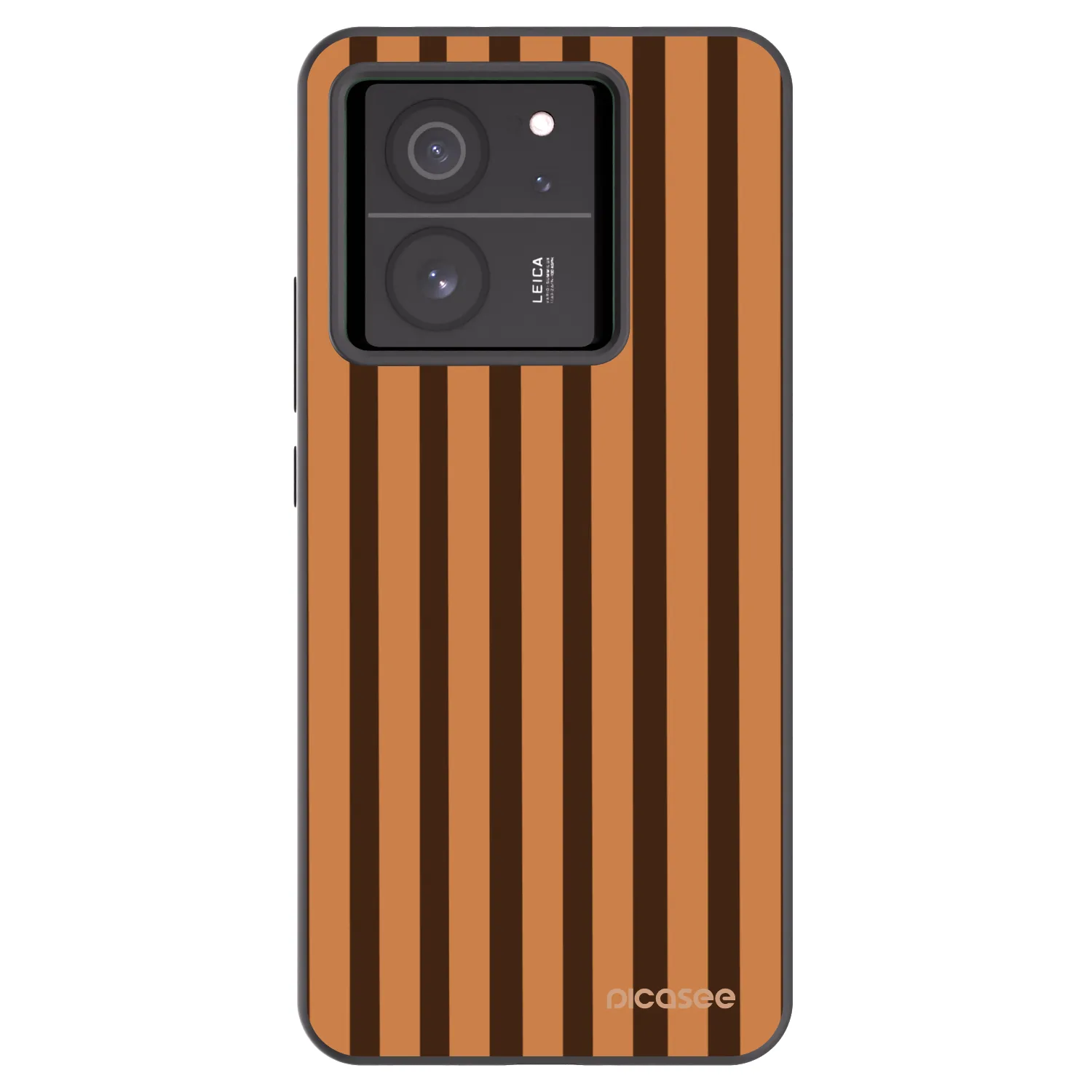 Picasee silikonski črni ovitek za Xiaomi 13T Pro - Caramel lines