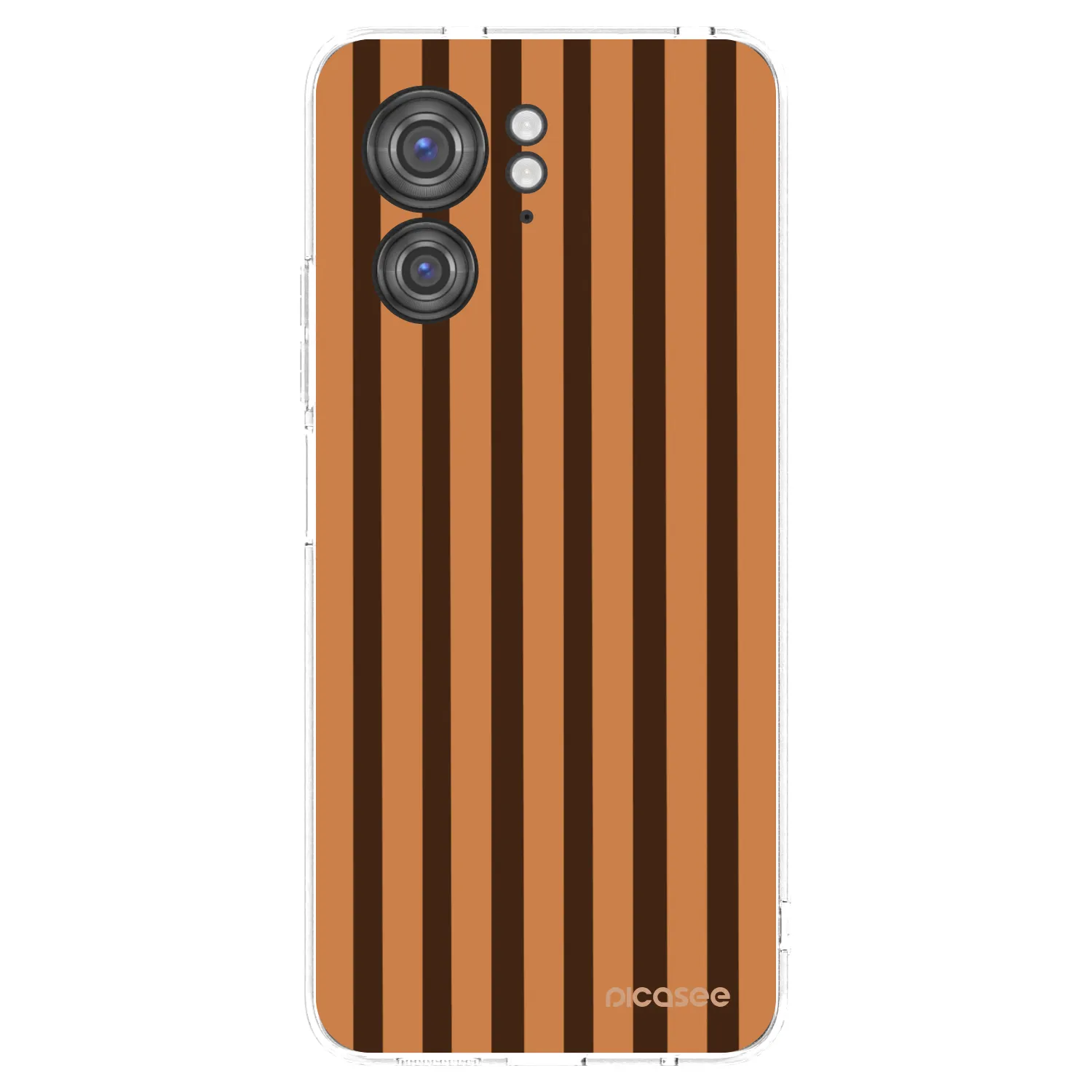 Picasee silikonski prozorni ovitek za Motorola Edge 40 - Caramel lines