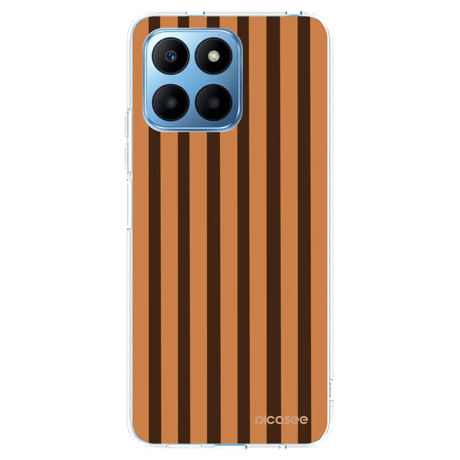 Picasee silikonski prozorni ovitek za Honor 70 Lite - Caramel lines