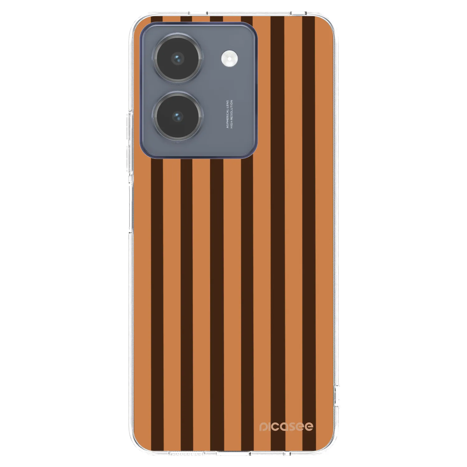 Picasee silikonski prozorni ovitek za Vivo Y36 4G - Caramel lines