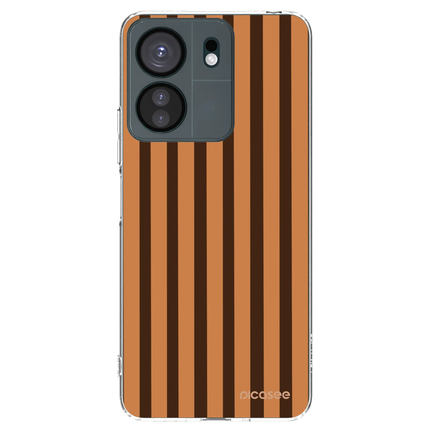 Picasee silikonski prozorni ovitek za Xiaomi Redmi 13C 4G - Caramel lines