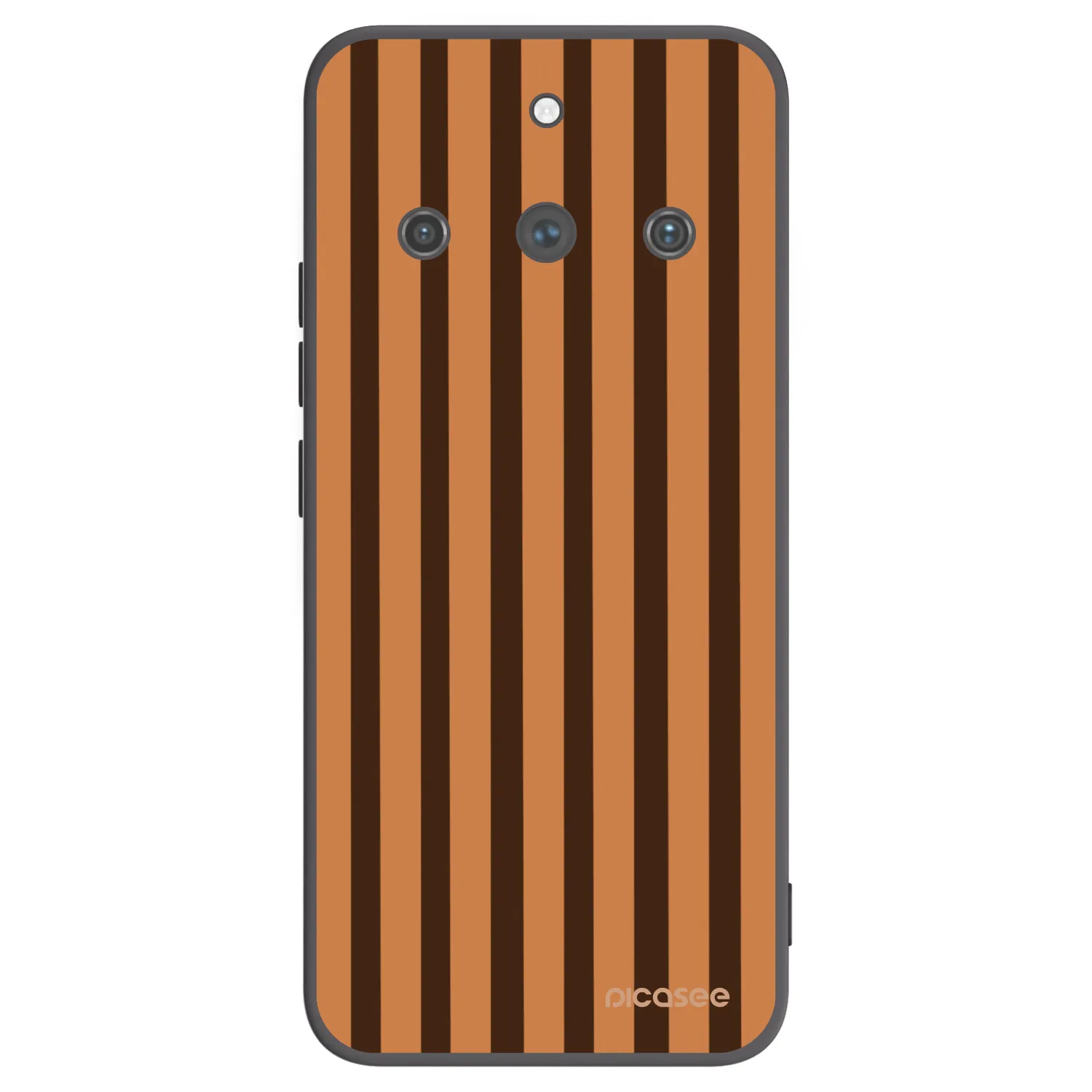 Picasee silikonski črni ovitek za Realme 11 Pro+ - Caramel lines