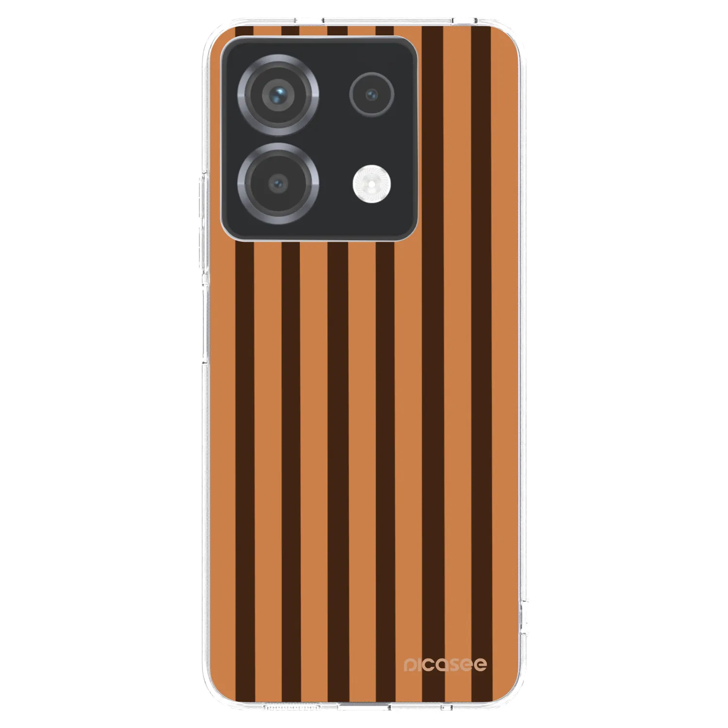 Picasee silikonski prozorni ovitek za Xiaomi Poco X6 - Caramel lines