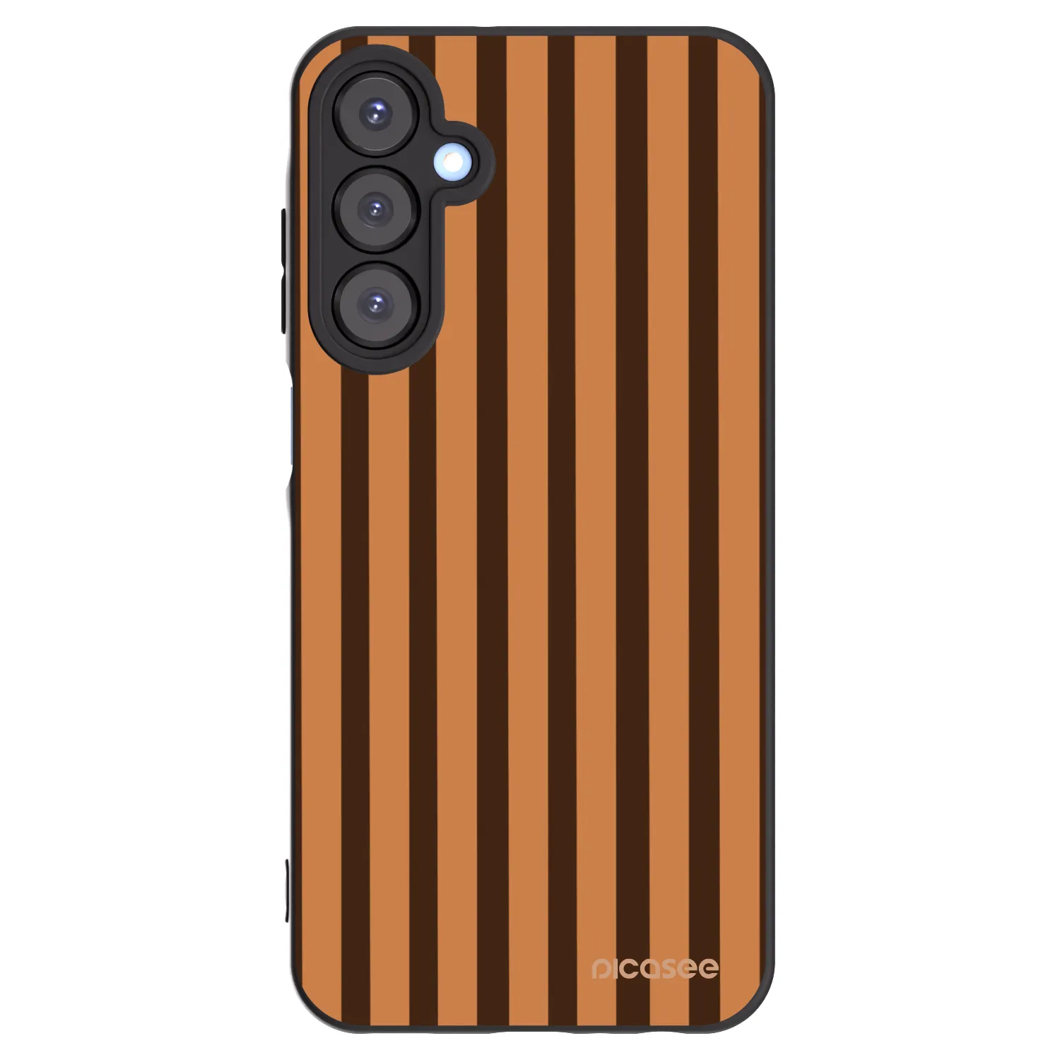 Picasee silikonski črni ovitek za Samsung Galaxy A25 A256B 5G - Caramel lines