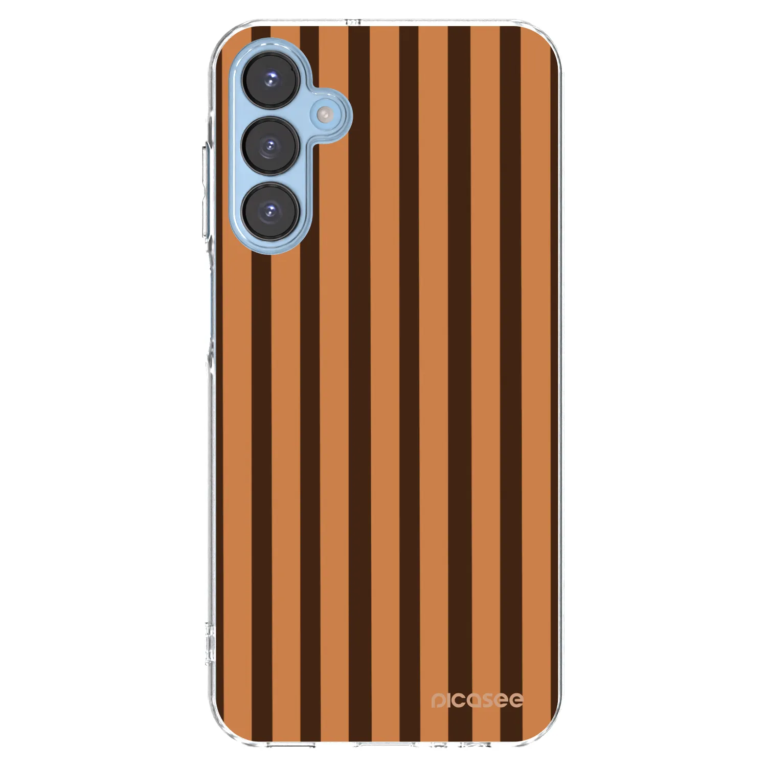 Picasee silikonski prozorni ovitek za Samsung Galaxy A15 A156B 5G - Caramel lines