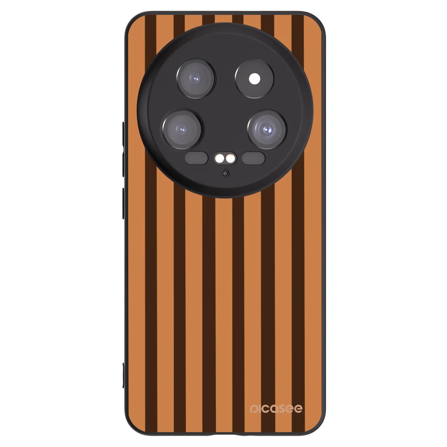Picasee silikonski črni ovitek za Xiaomi 14 Ultra - Caramel lines