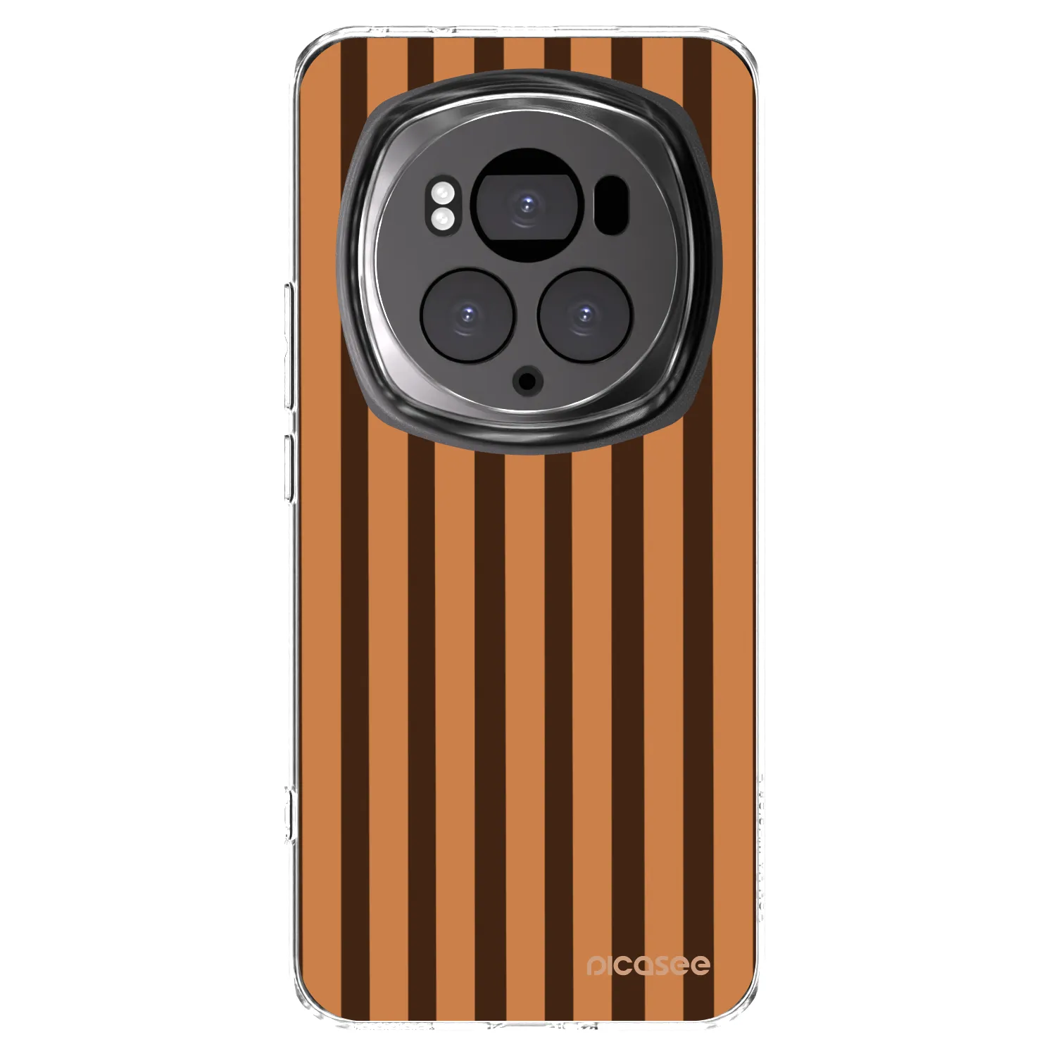 Picasee silikonski prozorni ovitek za Honor Magic6 Pro - Caramel lines