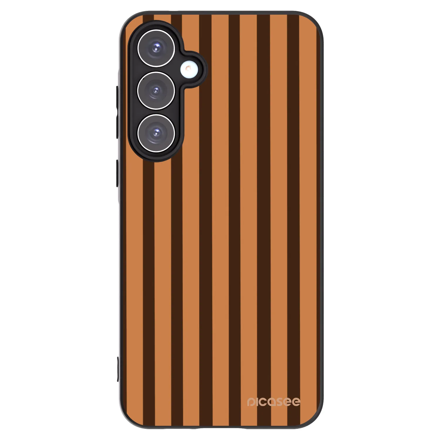 Picasee silikonski črni ovitek za Samsung Galaxy A55 5G A556B - Caramel lines