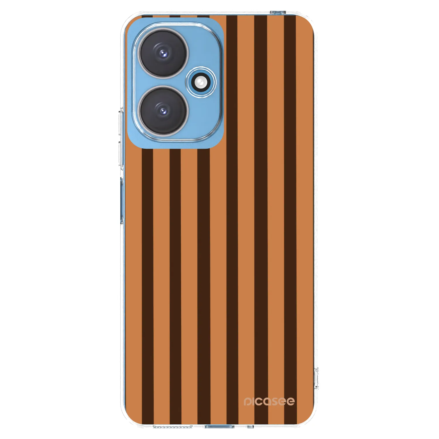 Picasee silikonski prozorni ovitek za Xiaomi Redmi 13C 5G - Caramel lines