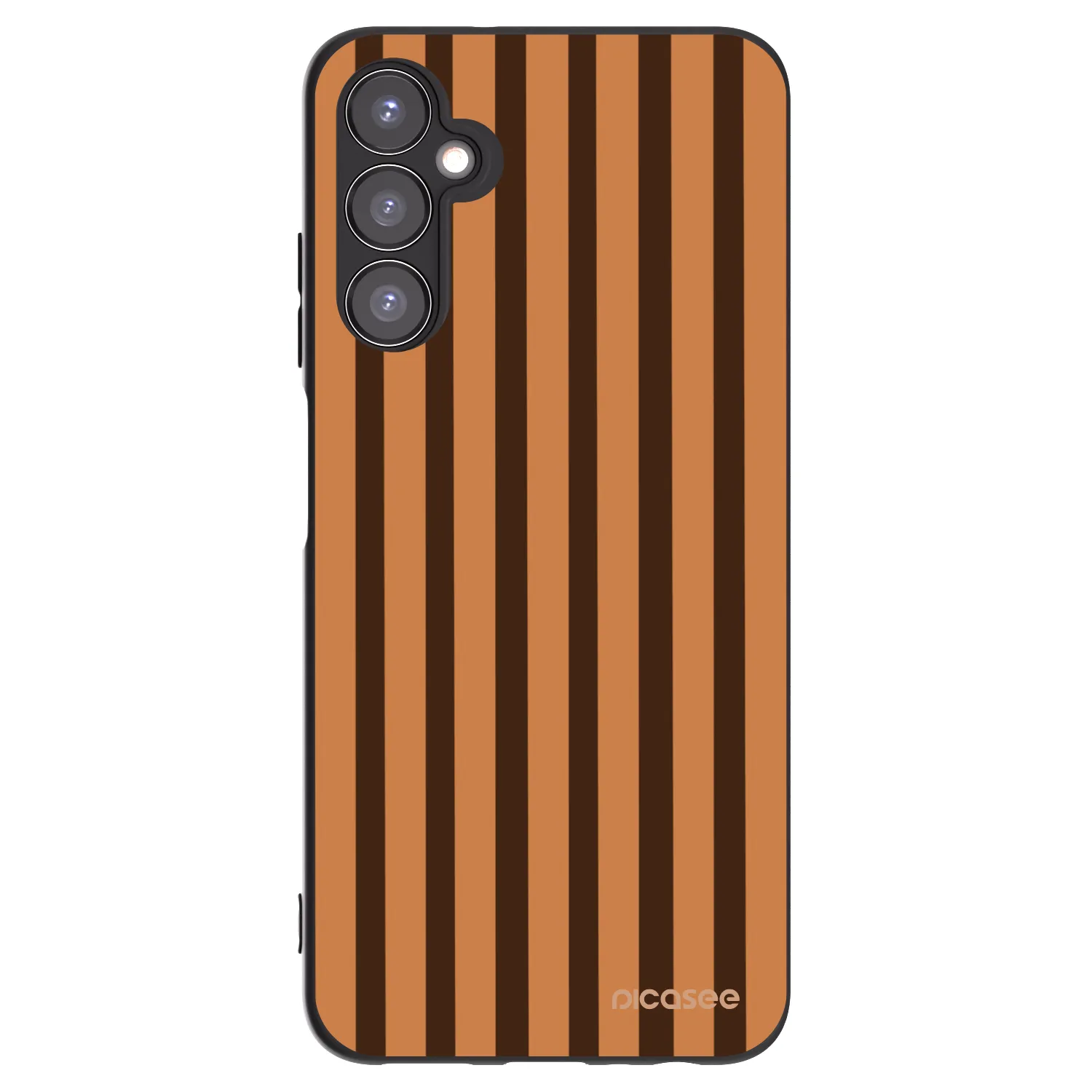 Picasee silikonski črni ovitek za Samsung Galaxy A05s A057G - Caramel lines