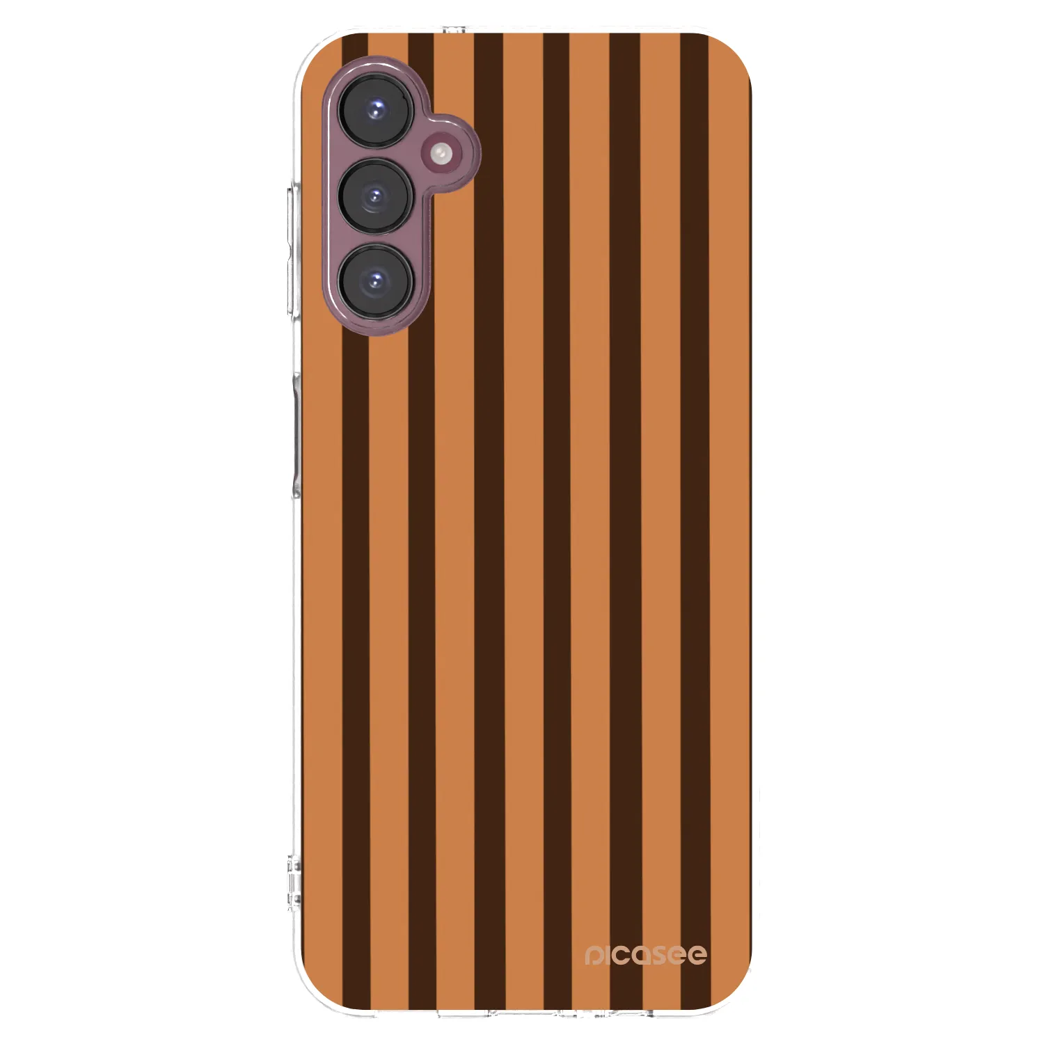 Picasee silikonski prozorni ovitek za Samsung Galaxy A05s A057G - Caramel lines