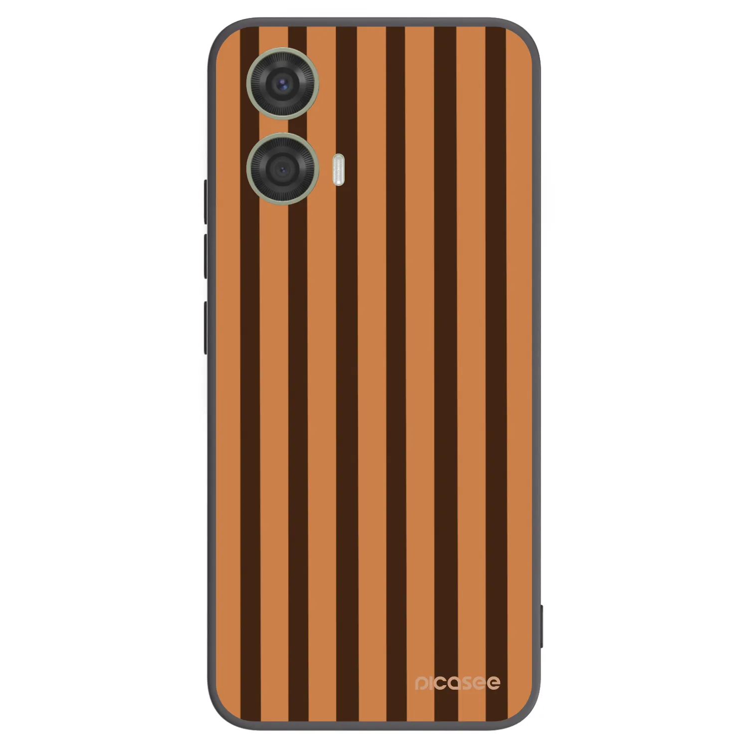 Picasee silikonski črni ovitek za Motorola Moto G24 - Caramel lines