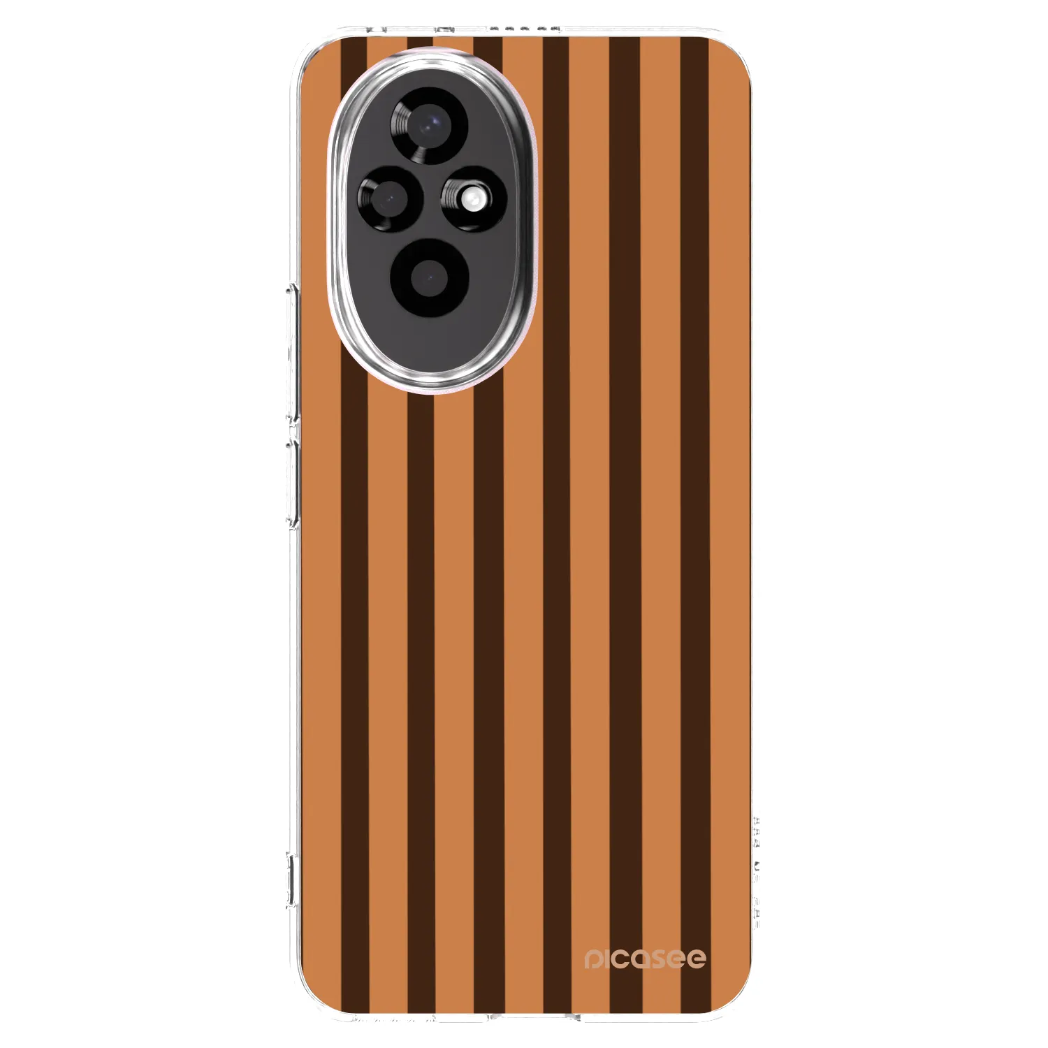 Picasee silikonski prozorni ovitek za Honor 200 5G - Caramel lines