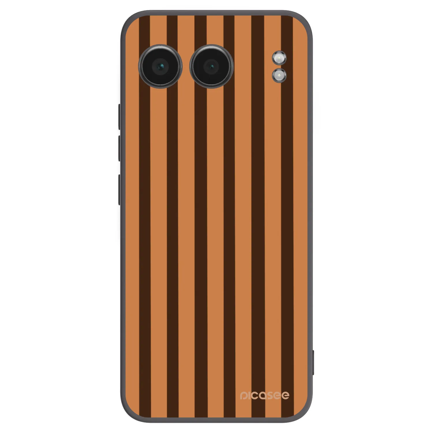 Picasee silikonski črni ovitek za OnePlus Nord 4 - Caramel lines