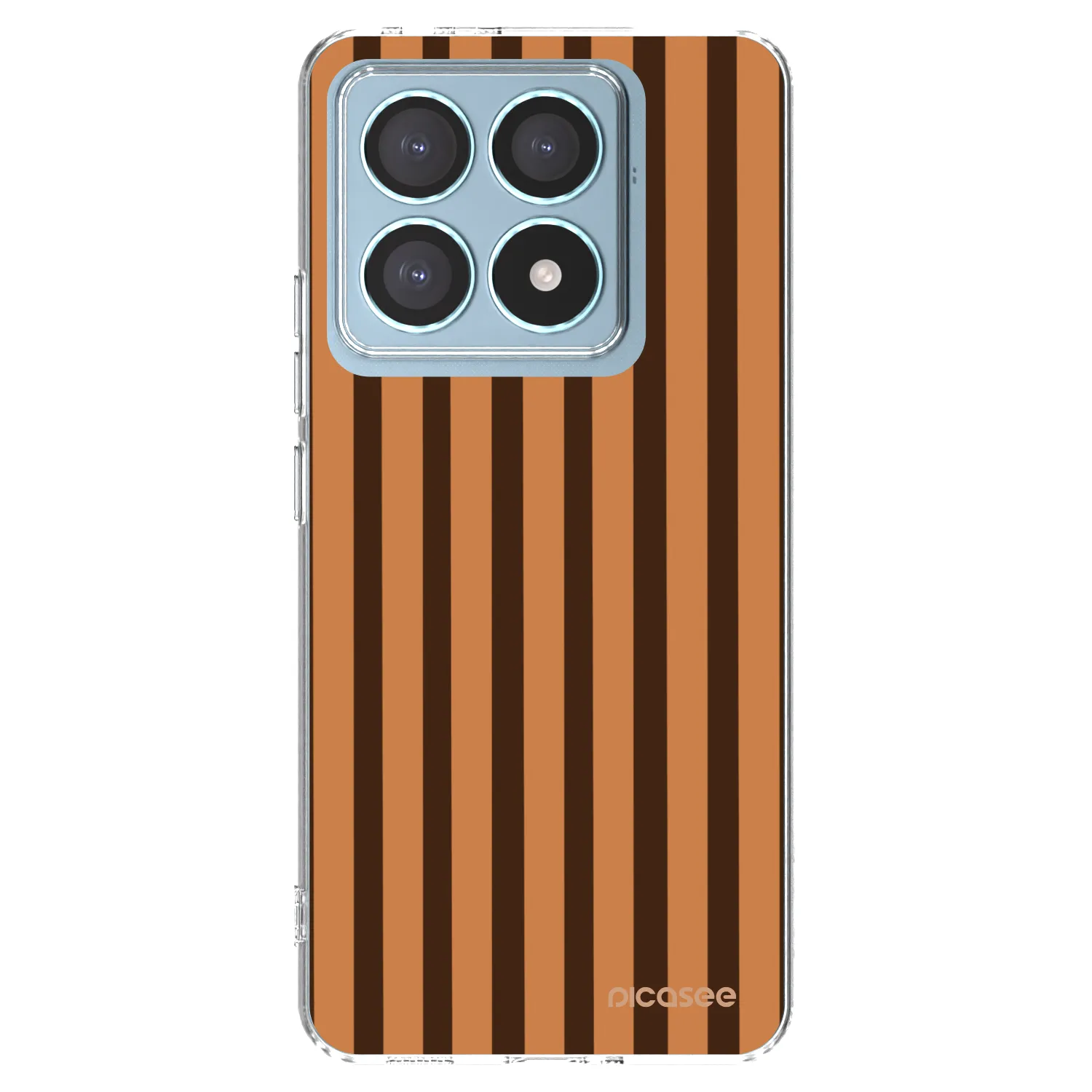 Picasee silikonski prozorni ovitek za Xiaomi 14T Pro - Caramel lines