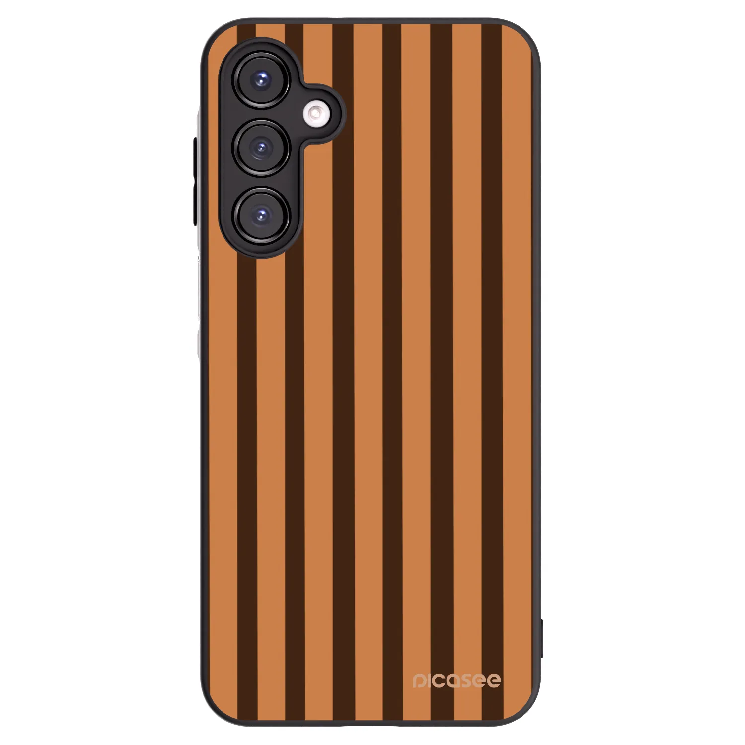 Picasee silikonski črni ovitek za Samsung Galaxy A16 5G - Caramel lines