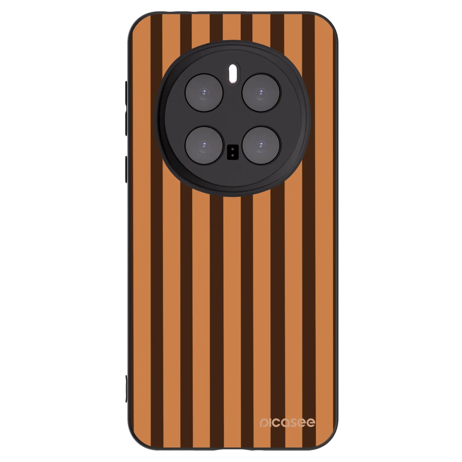 Picasee silikonski črni ovitek za Honor Magic7 Pro 5G - Caramel lines
