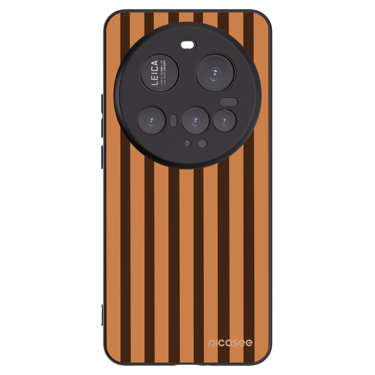 Picasee silikonski črni ovitek za Xiaomi 15 Ultra - Caramel lines