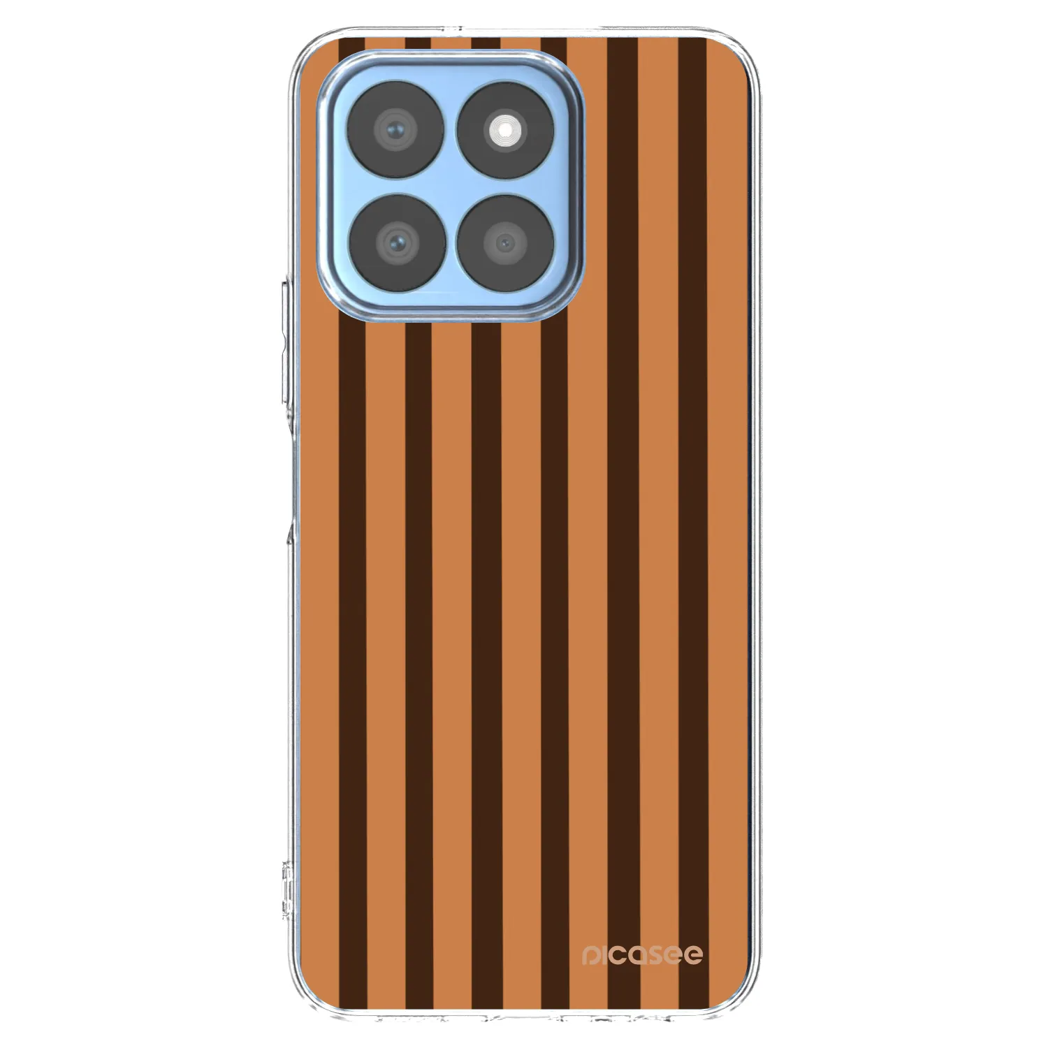 Picasee silikonski prozorni ovitek za Honor X8c - Caramel lines