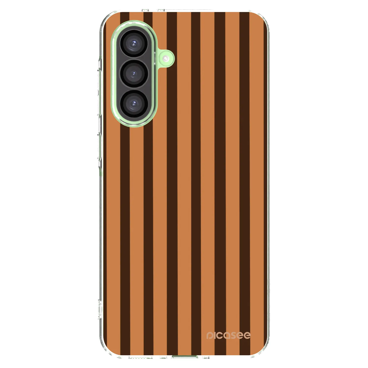 Picasee silikonski prozorni ovitek za Samsung Galaxy A26 5G A266B - Caramel lines