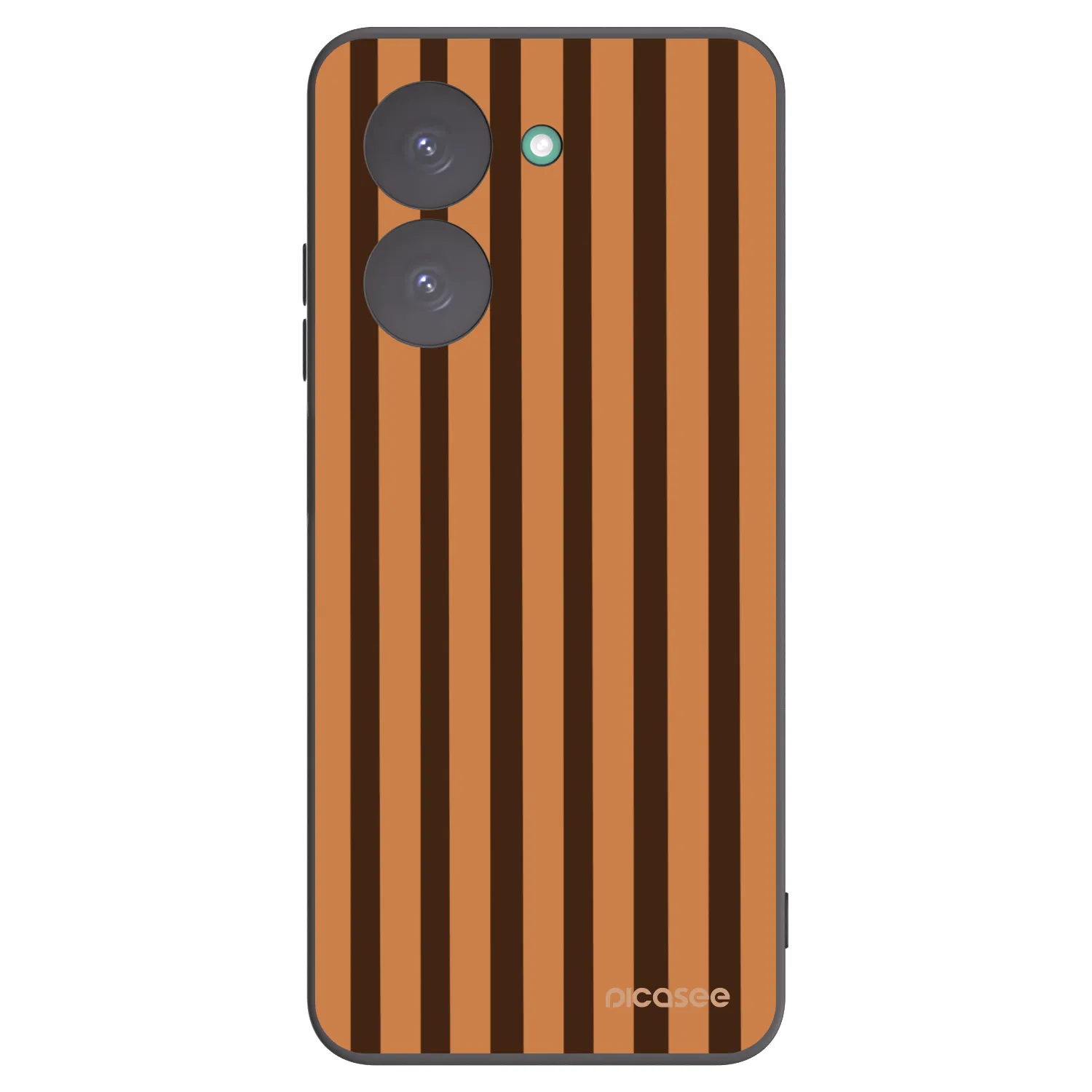 Picasee silikonski črni ovitek za Xiaomi Redmi A5 - Caramel lines