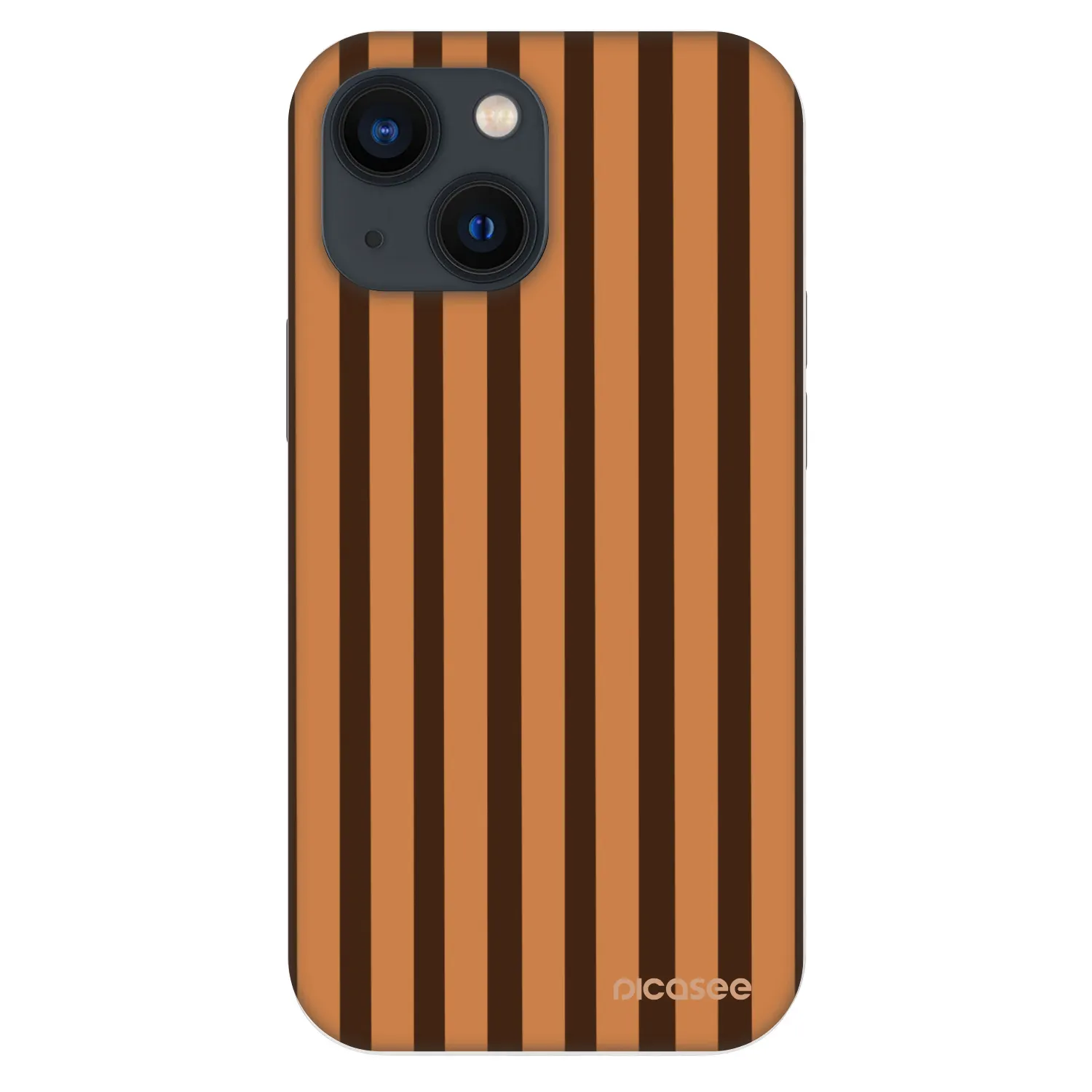 Picasee Fashion Case za Apple iPhone 13 mini - Caramel lines
