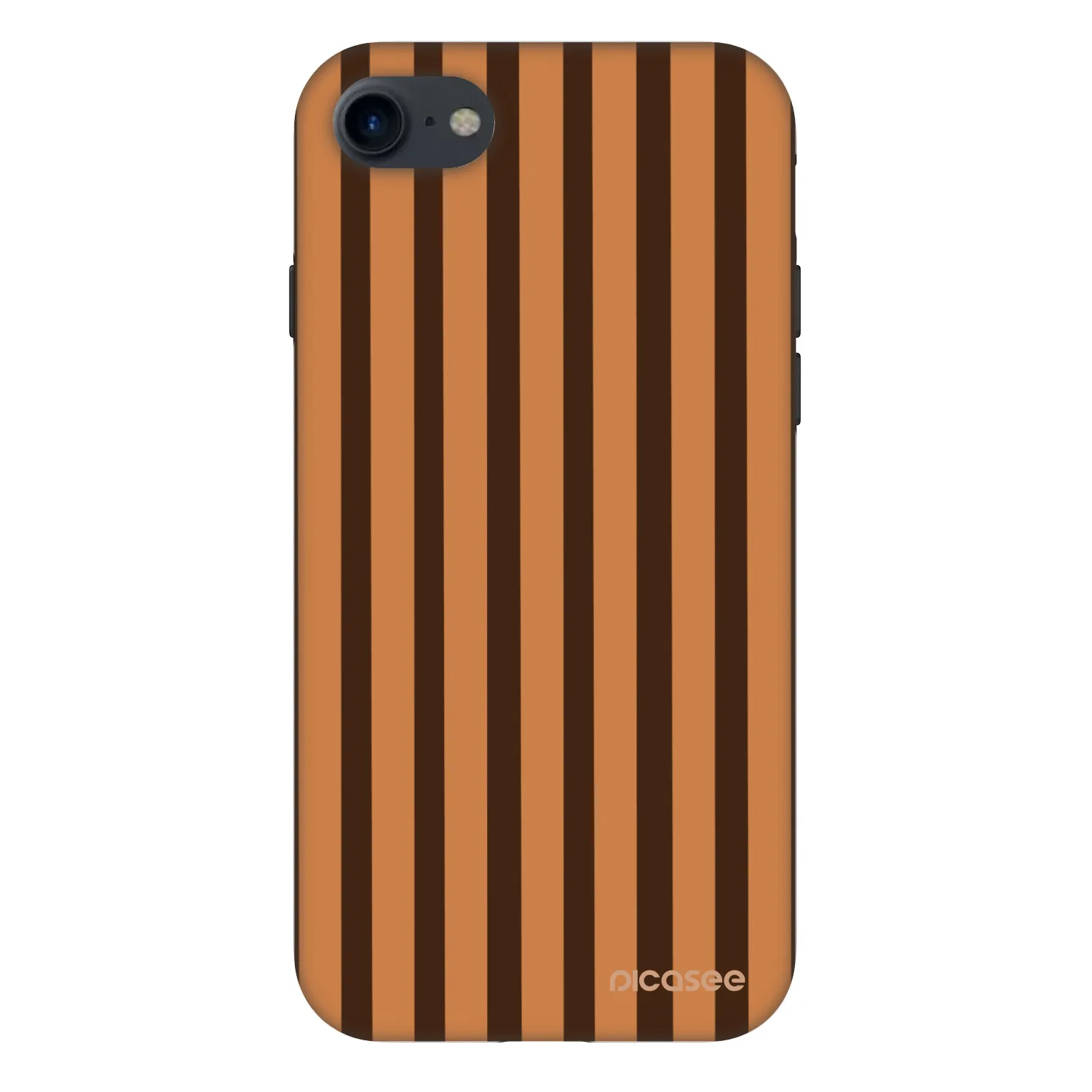Picasee Fashion Case za Apple iPhone SE 2022 - Caramel lines