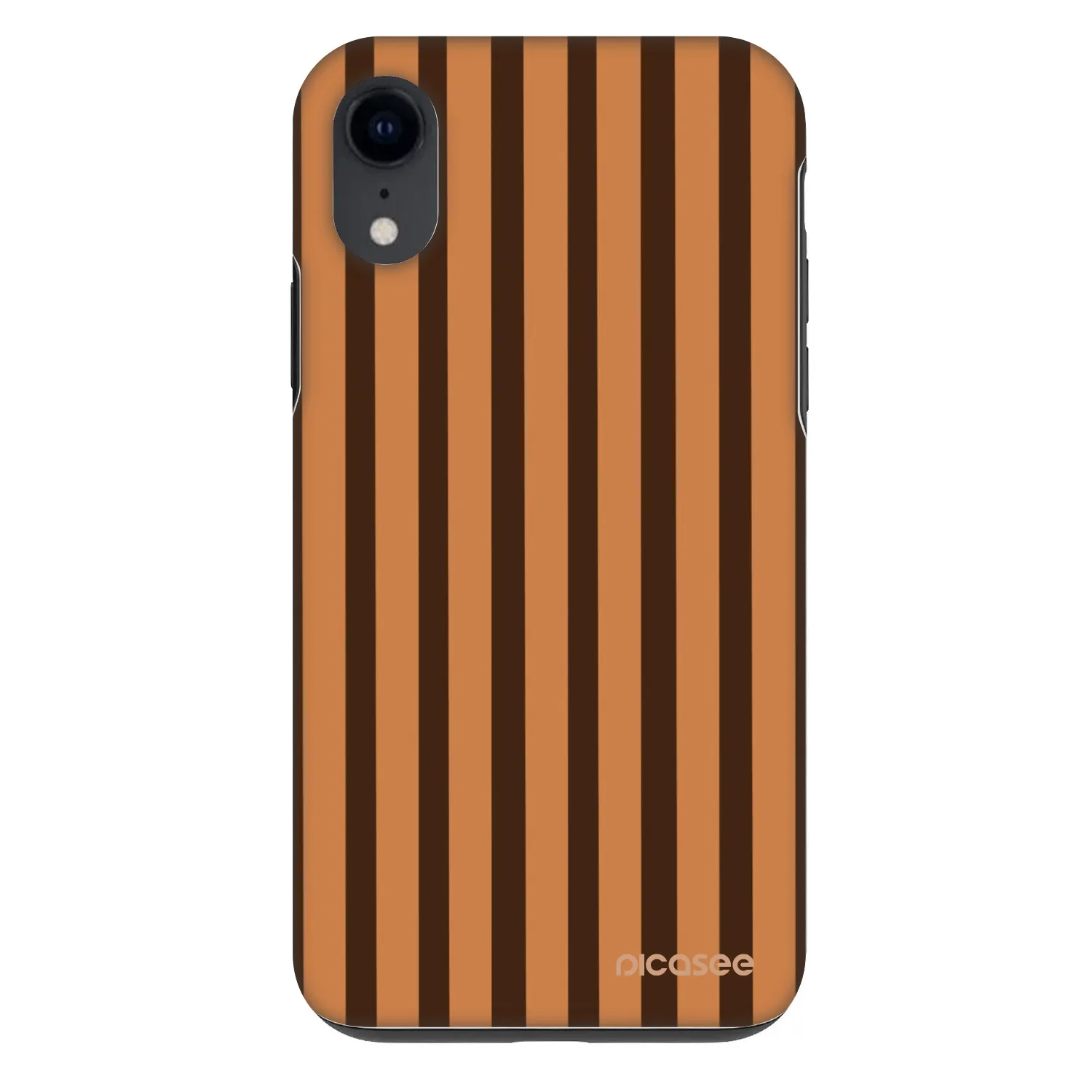 Picasee Fashion Case za Apple iPhone XR - Caramel lines