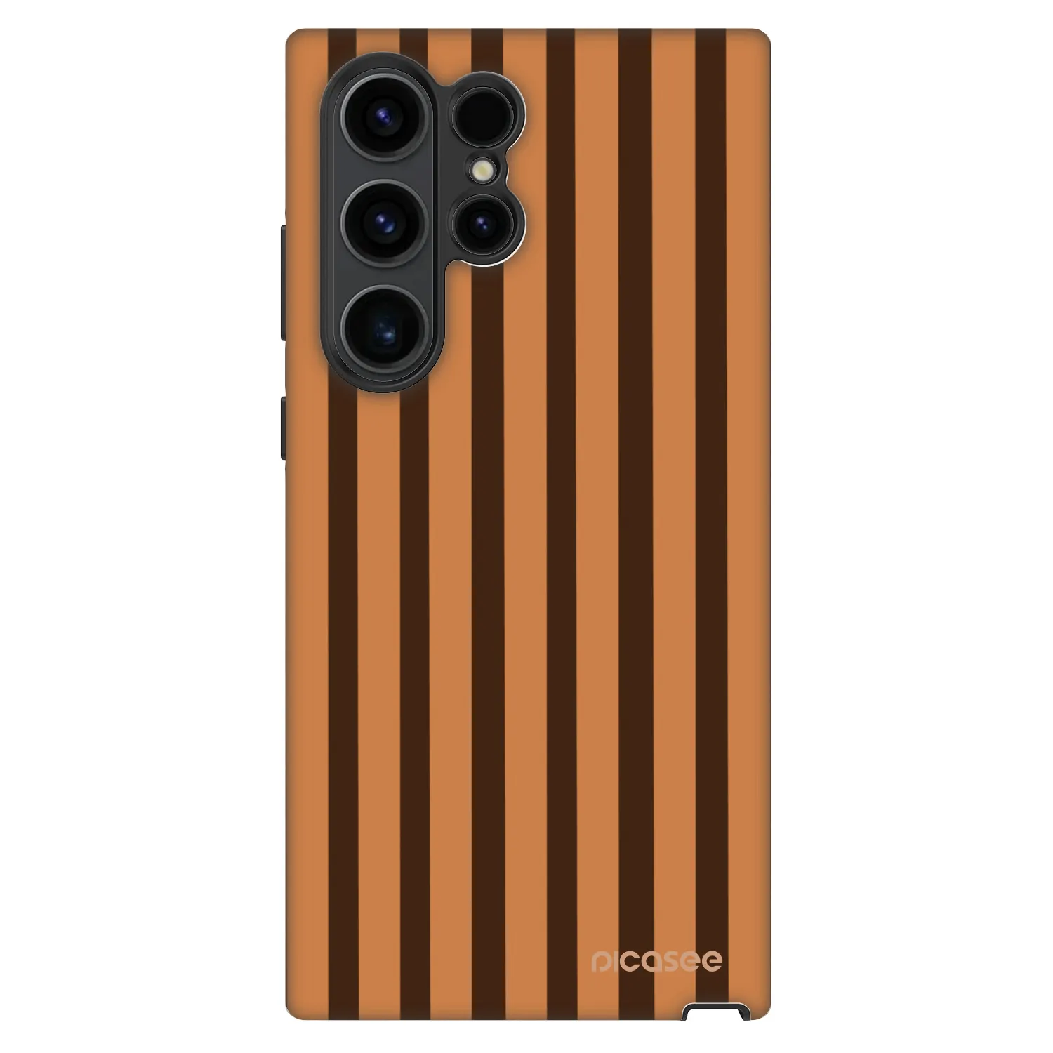 Picasee Fashion Case za Samsung Galaxy S23 Ultra 5G - Caramel lines