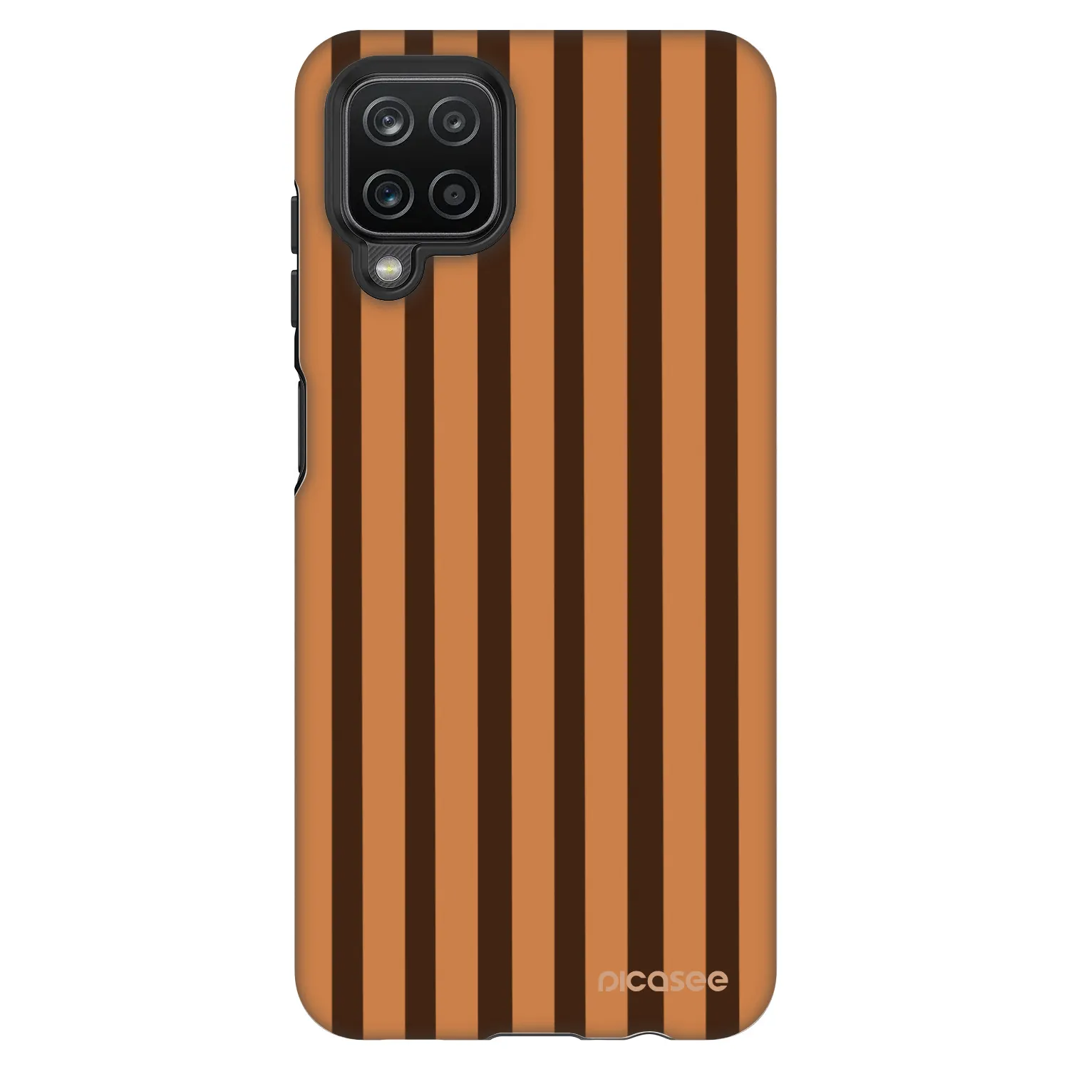 Picasee Fashion Case za Samsung Galaxy A12 A125F - Caramel lines