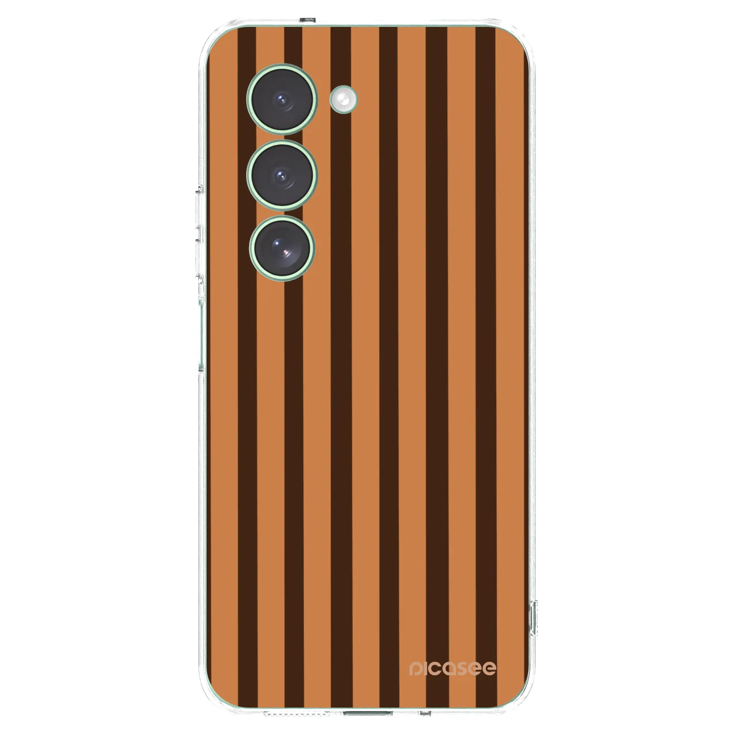 Picasee silikonski prozorni ovitek za Xiaomi Redmi 15 5G - Caramel lines