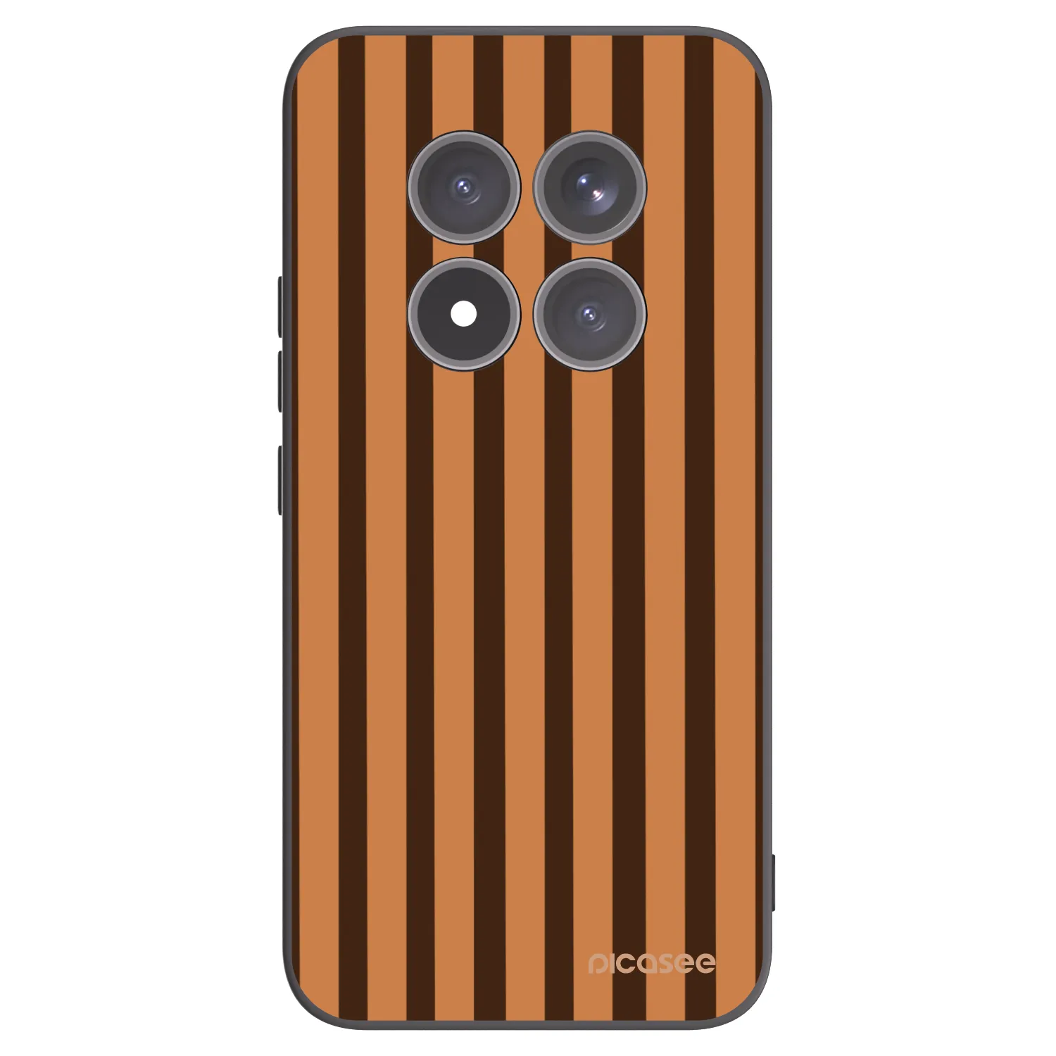 Picasee silikonski črni ovitek za Xiaomi Redmi Note 15 Pro+ - Caramel lines