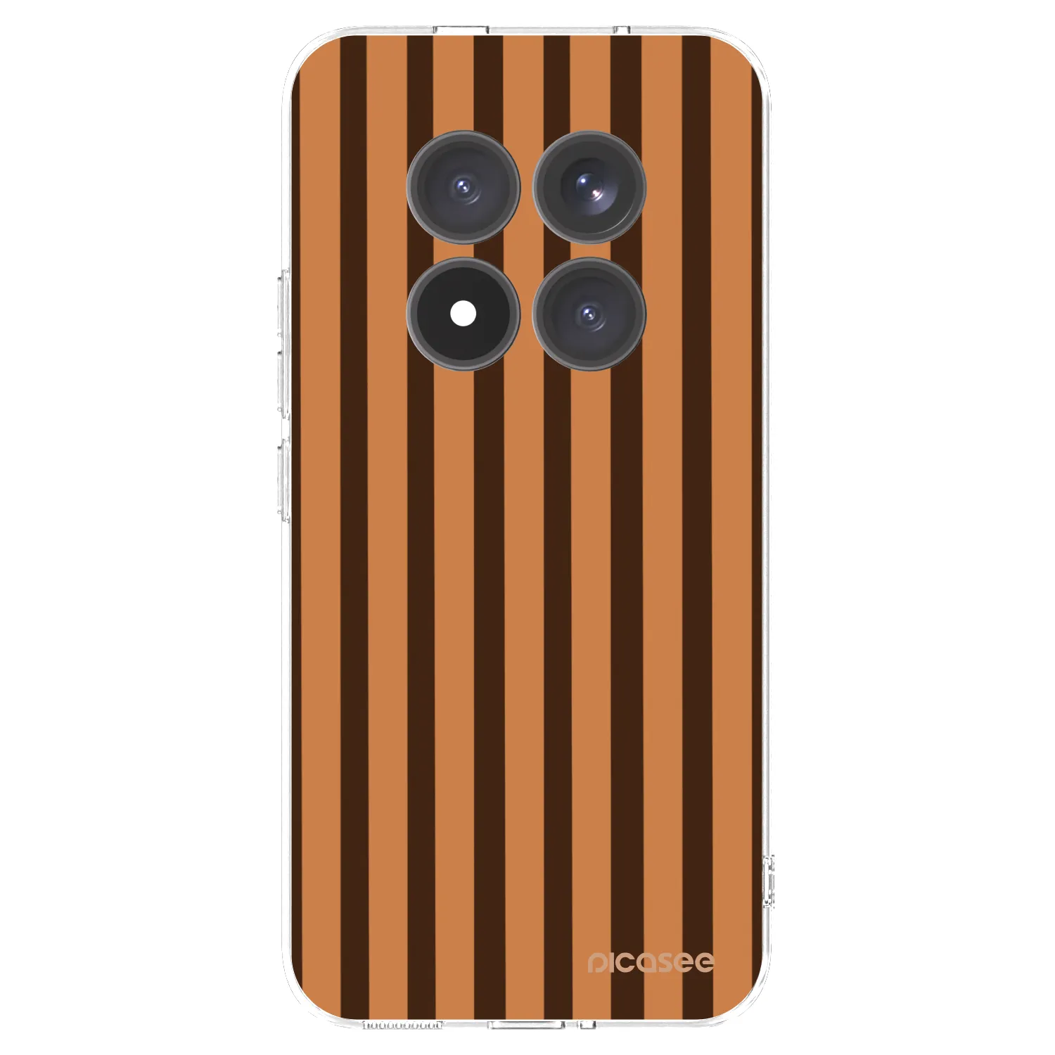 Picasee silikonski prozorni ovitek za Xiaomi Redmi Note 15 Pro+ - Caramel lines