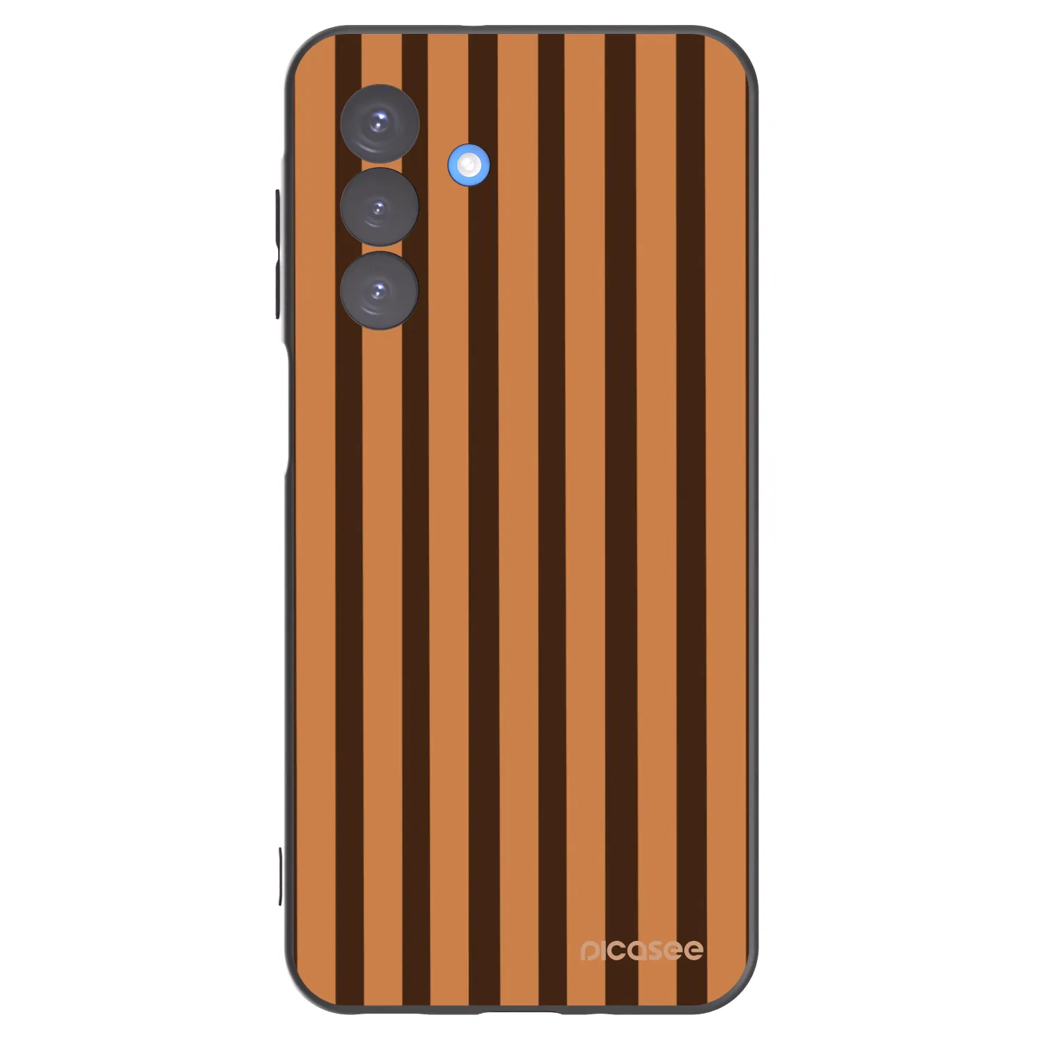 Picasee silikonski črni ovitek za Samsung Galaxy A17 5G - Caramel lines