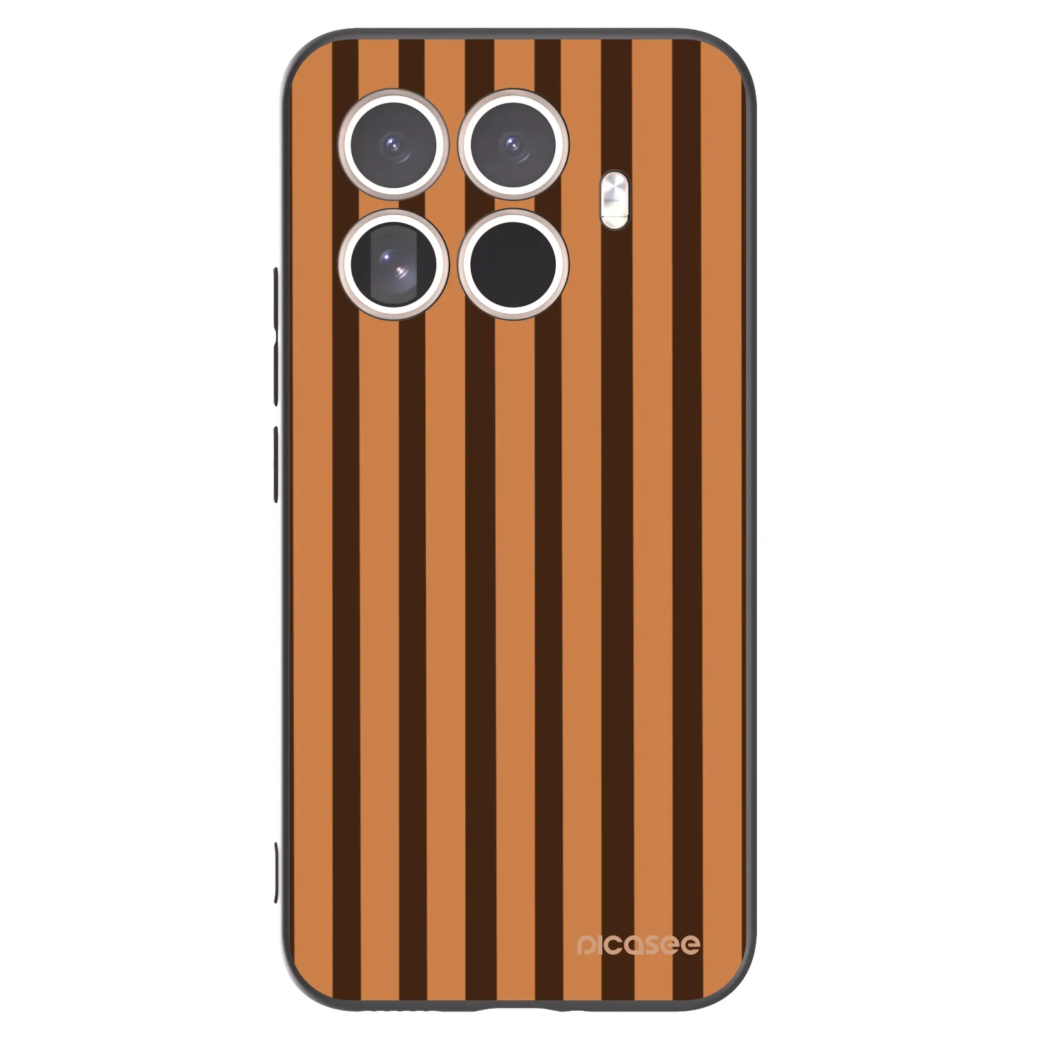 Picasee silikonski črni ovitek za Xiaomi 15T Pro - Caramel lines