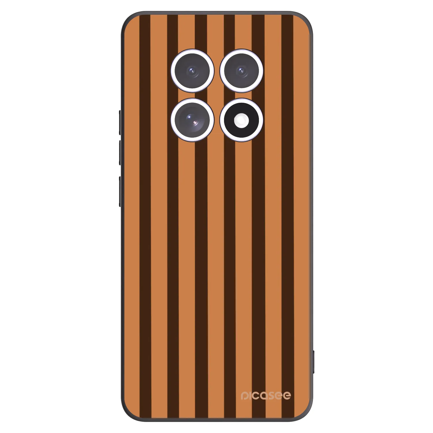Picasee silikonski črni ovitek za Xiaomi Redmi Note 15 4G - Caramel lines