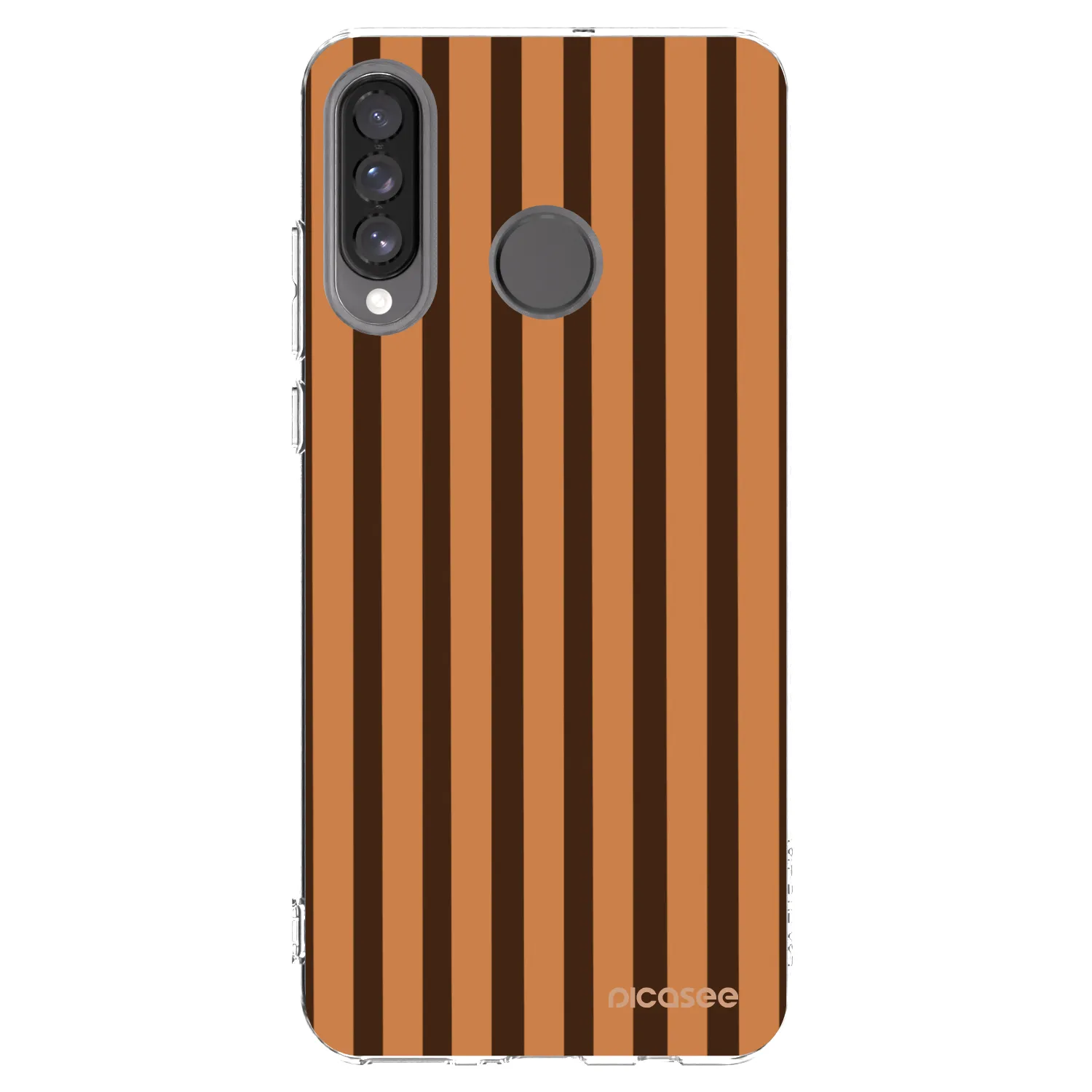Picasee silikonski prozorni ovitek za Huawei P30 Lite - Caramel lines