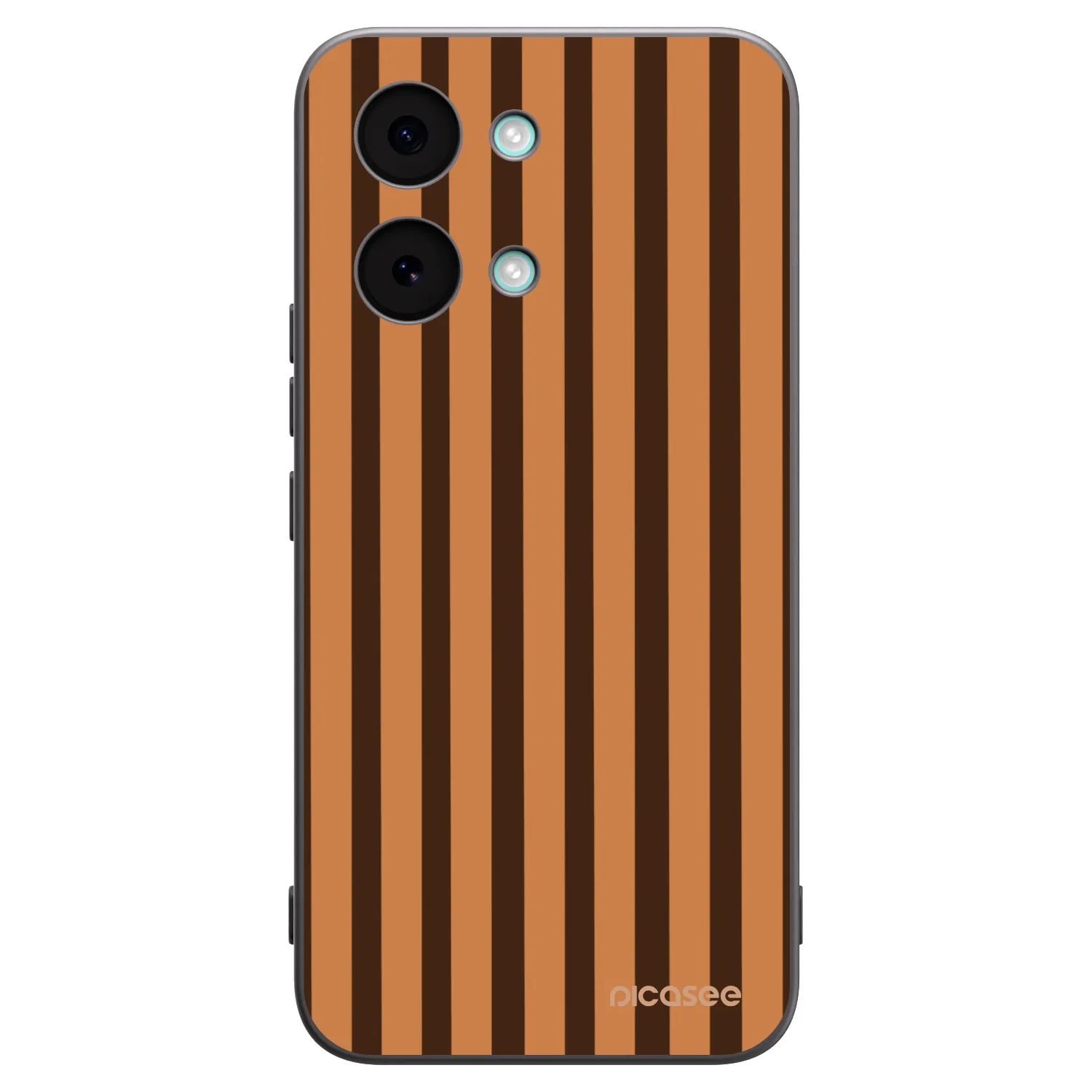 Picasee silikonski črni ovitek za Xiaomi Poco X8 Pro Max - Caramel lines