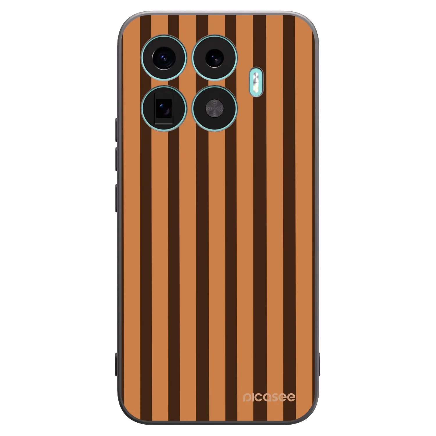 Picasee silikonski črni ovitek za Xiaomi 17T Pro - Caramel lines